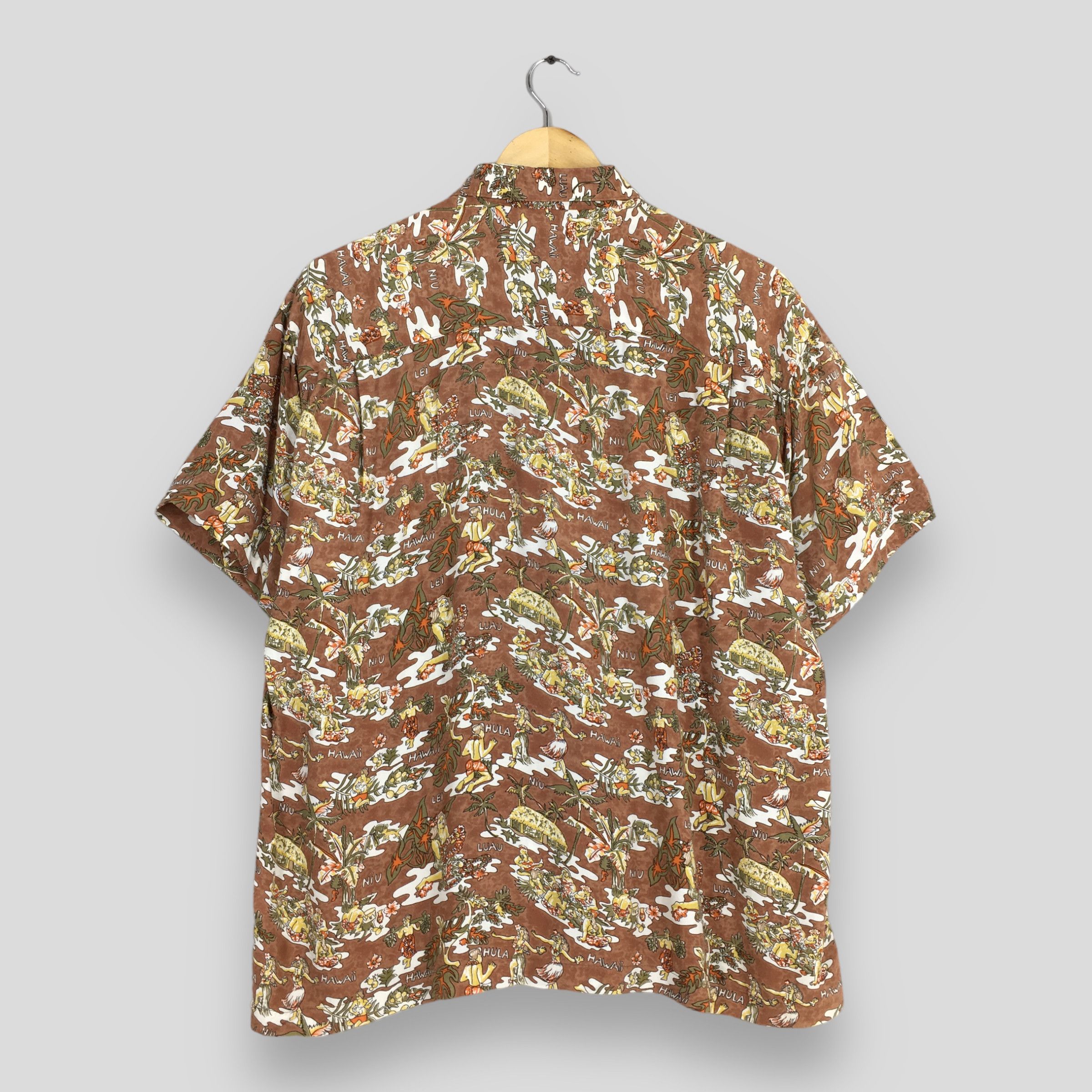 Life's a Beach Vintage Hawaiian Aloha Hula Girl Tropical Shirt Large Size US L / EU 52-54 / 3 - 7 Thumbnail
