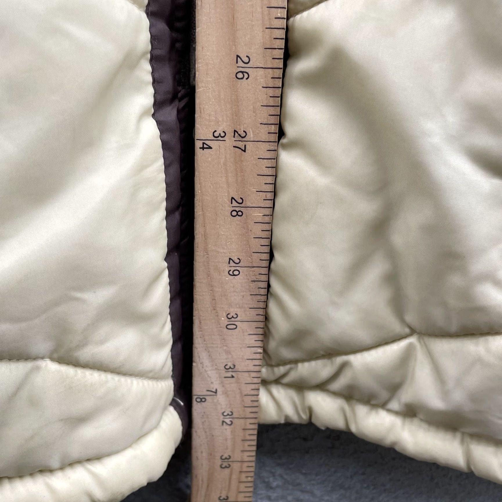 Vintage VINTAGE Windy Weather Coat Womens 16 Beige Insulated Quilt Outdoor Gorp Academia Jacket/Coat Size XXL / US 16-18 / IT 52-54 - 4 Thumbnail