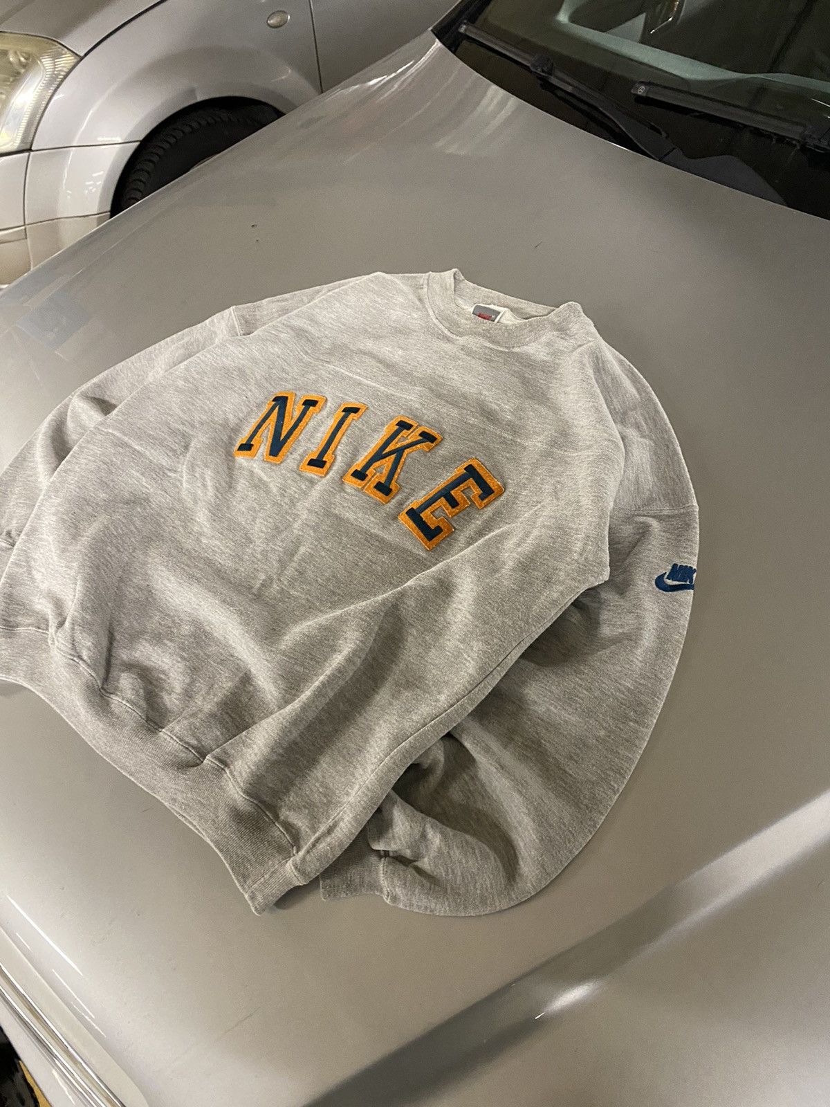 Nike × Vintage Nike Vintage Big logo sweatshirt y2k Nike vintage sweatshirt Size US M / EU 48-50 / 2 - 2 Thumbnail