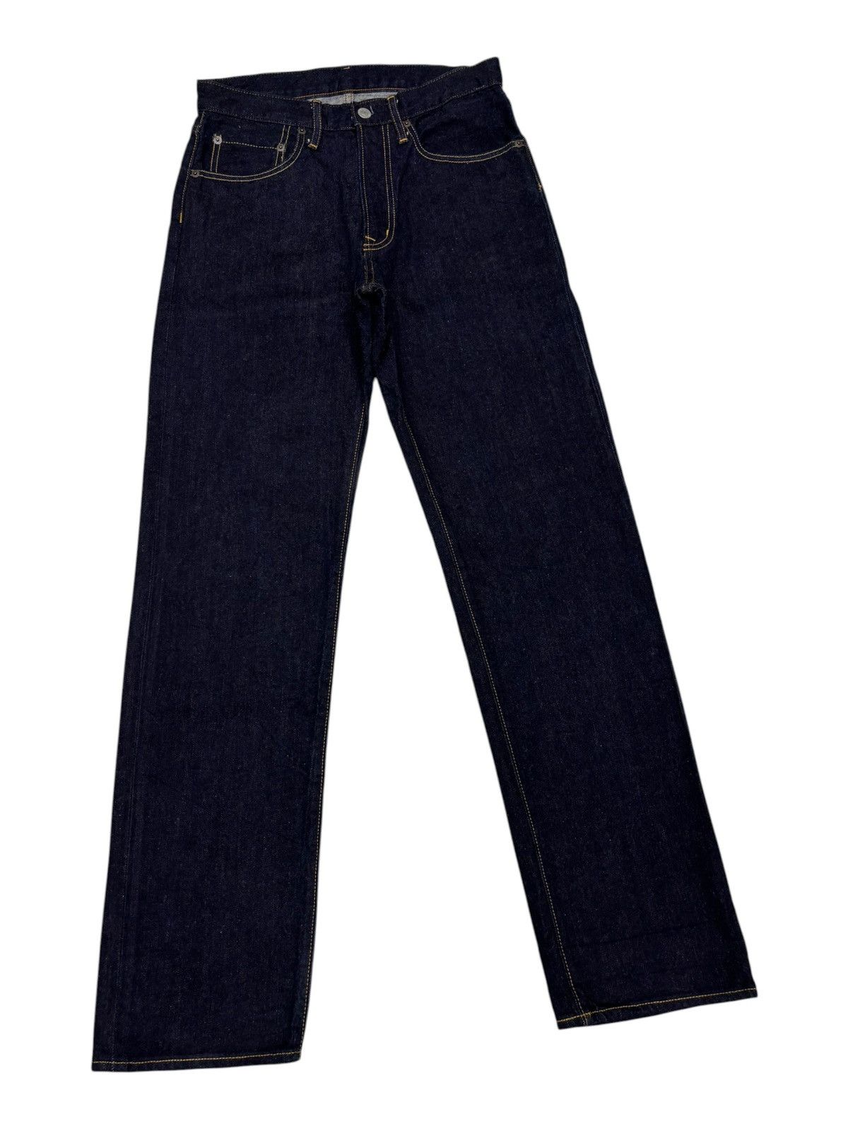 GU × Undercover GU DEAD-STOCK BLUE DENIM JEANS Size US 29 - 3 Thumbnail