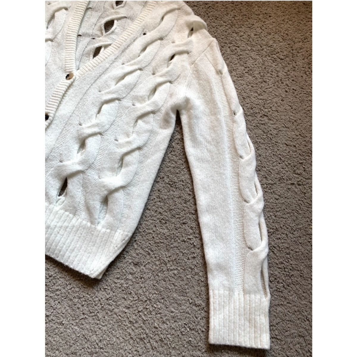 Helmut Lang HELMUT LANG CUT OUT CARDIGAN Size US M / EU 48-50 / 2 - 12 Thumbnail