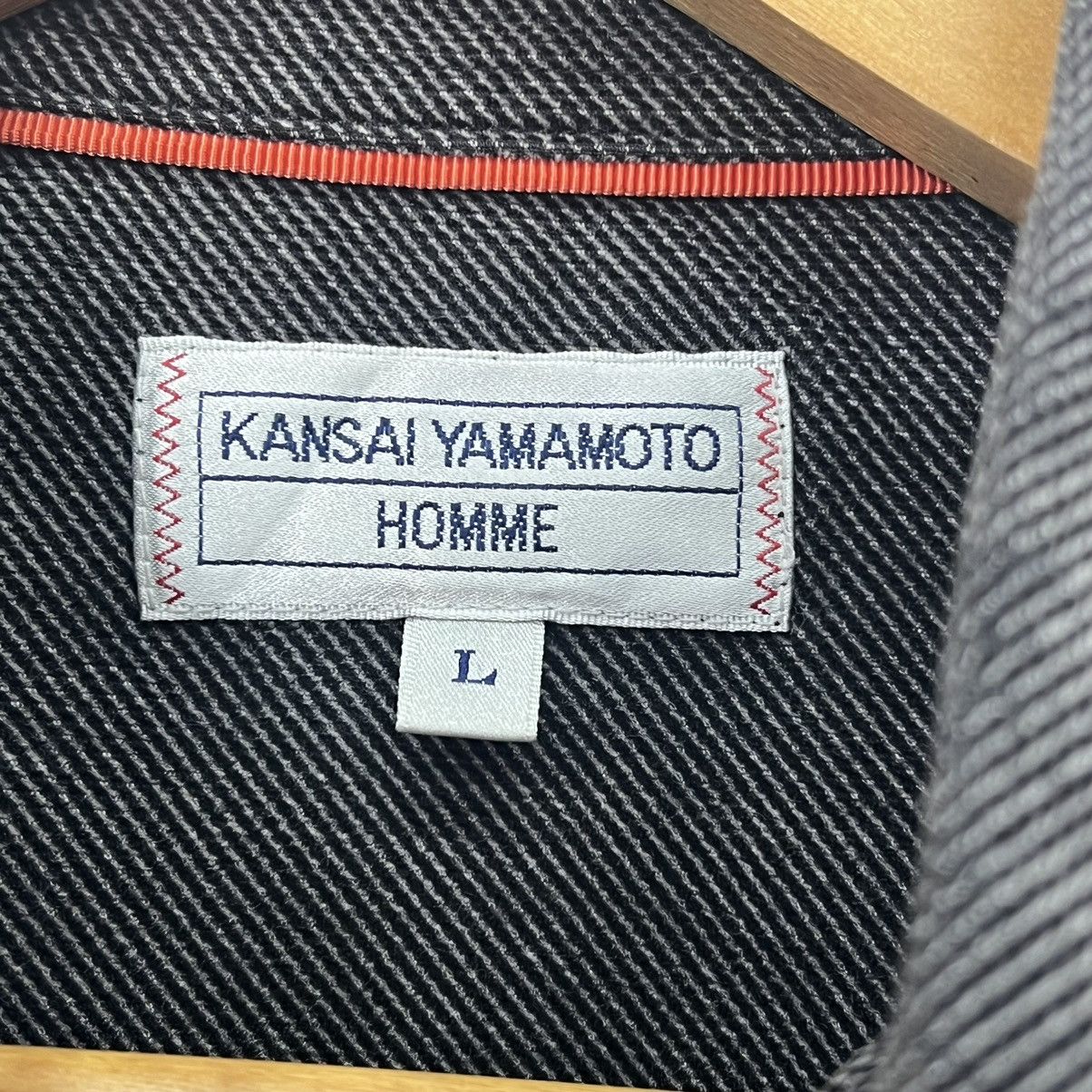 Designer × Kansai Yamamoto × Vintage Vintage Kansai Yamamoto Homme Corduroy Button Up Shirt Size US L / EU 52-54 / 3 - 5 Thumbnail