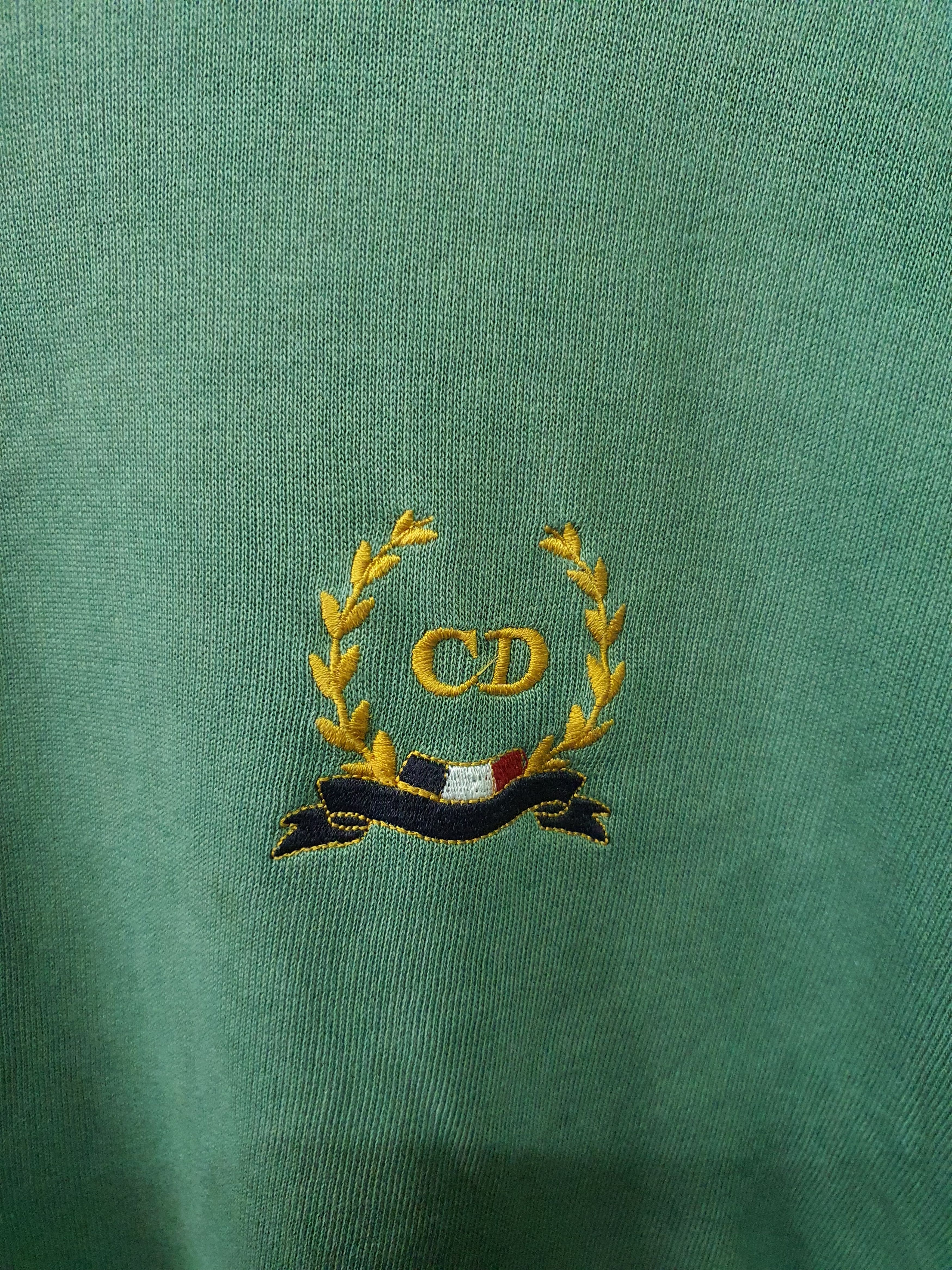 Dior vintage Christian Dior Monsieur green crewneck sweatshirt Size US L / EU 52-54 / 3 - 4 Thumbnail