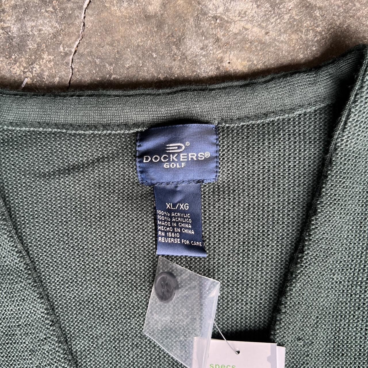 Dockers × Vintage Vintage green knit cardigan Size US XL / EU 56 / 4 - 4 Thumbnail