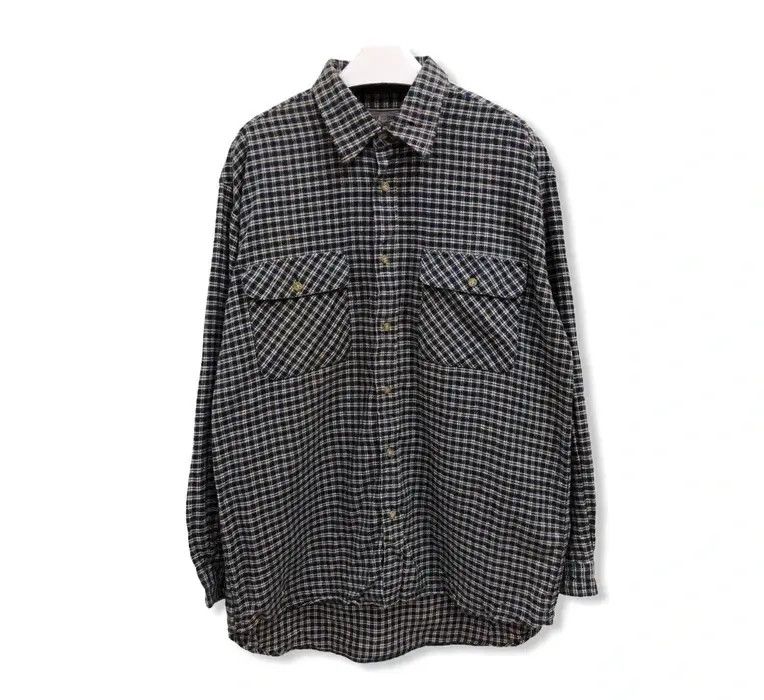 Flannel × Vintage Vintage May Club Plaid Tartan Flannel Shirt 👕 Size US L / EU 52-54 / 3 - 1 Thumbnail