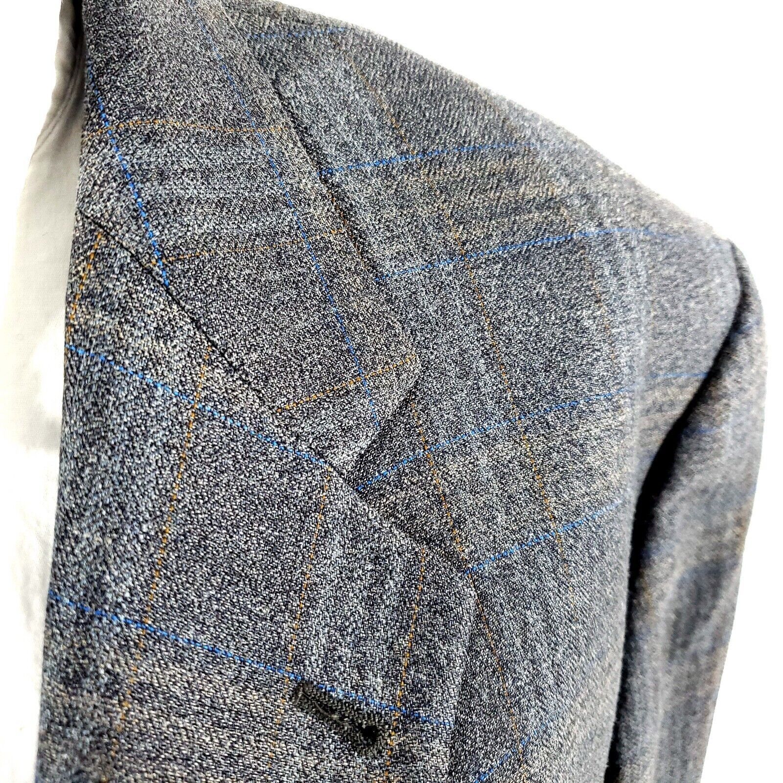 Joseph Abboud Joseph Abboud Nordstrom Wool Silk 3 Button Sport Coat 42R Gr Size 42R - 2 Thumbnail