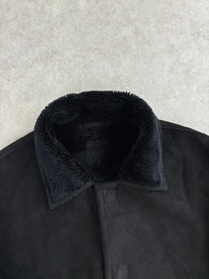 Armani Collezioni 2000s Armani Collezioni Black Faux Fur Coat Size US M / EU 48-50 / 2 - 8 Thumbnail
