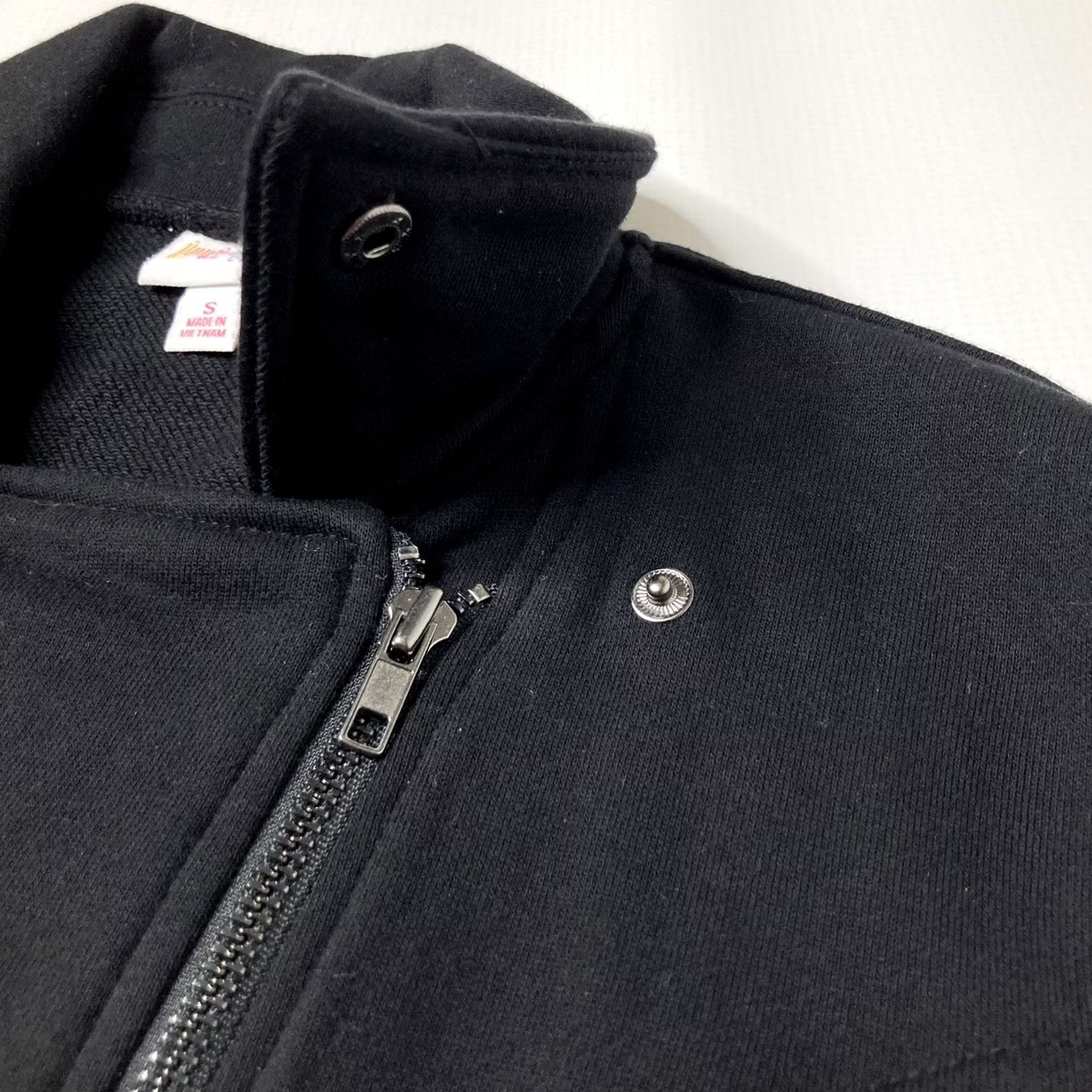 Vintage LuLaRoe Presley Moto Jacket Sz Small Dark Red & Black Houndstooth - Women's Denim? (Note: Original must be used) Size S / US 4 / IT 40 - 4 Thumbnail