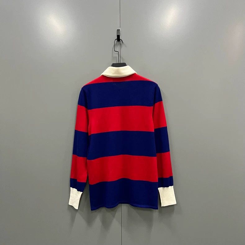Gucci Gucci Striped Trojan embroidered polo shirt 2504-Nextarrow Size US S / EU 44-46 / 1 - 3 Thumbnail