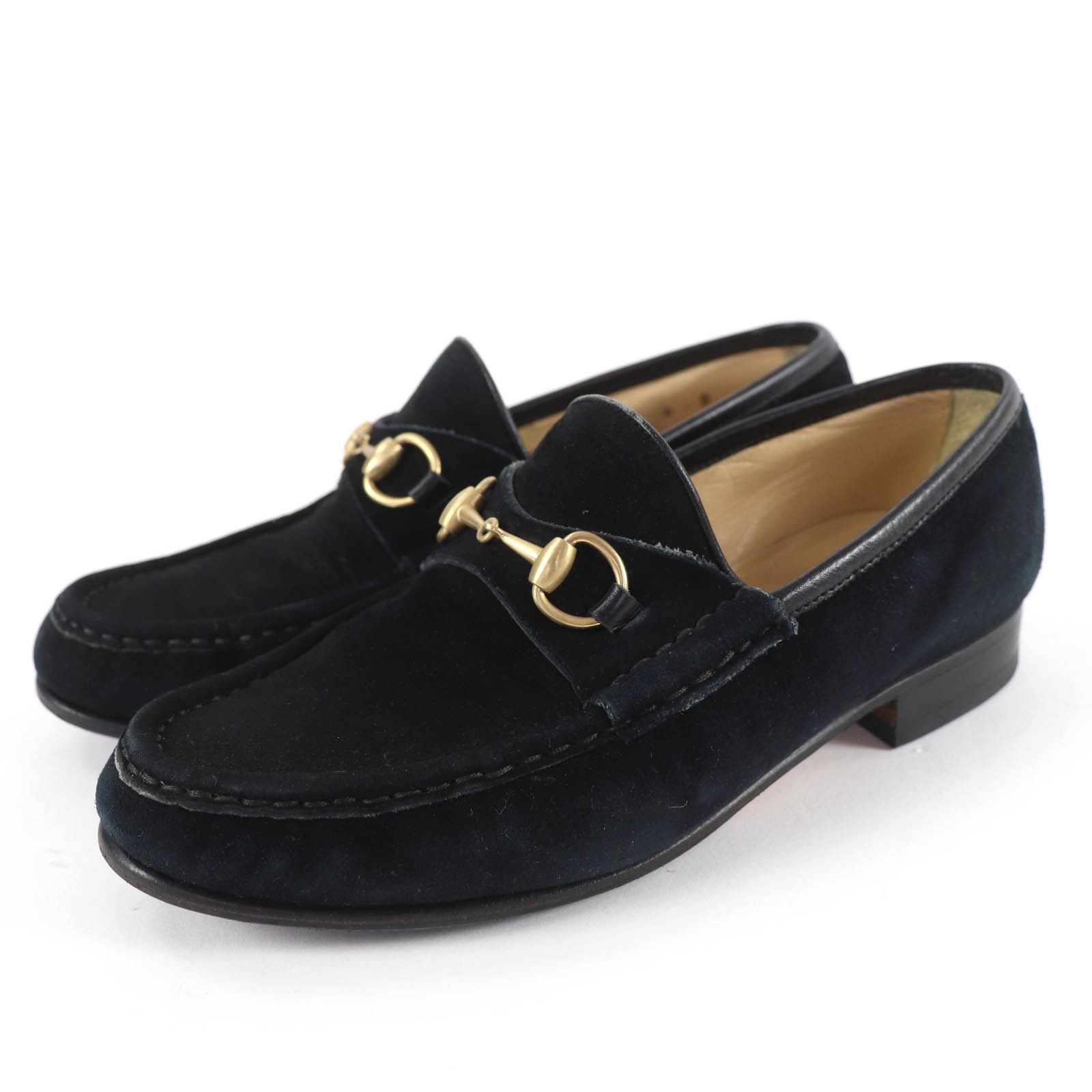 Gucci Gucci Gucci Horsebit Suede Loafers Leather Shoes DUTY FREE for USA Size ONE SIZE - 1 Thumbnail