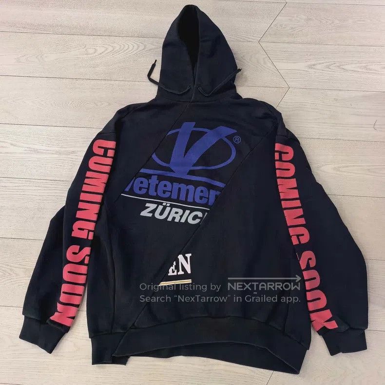 Vetements Vetements Patchwork hoodie Size US S / EU 44-46 / 1 - 1 Thumbnail