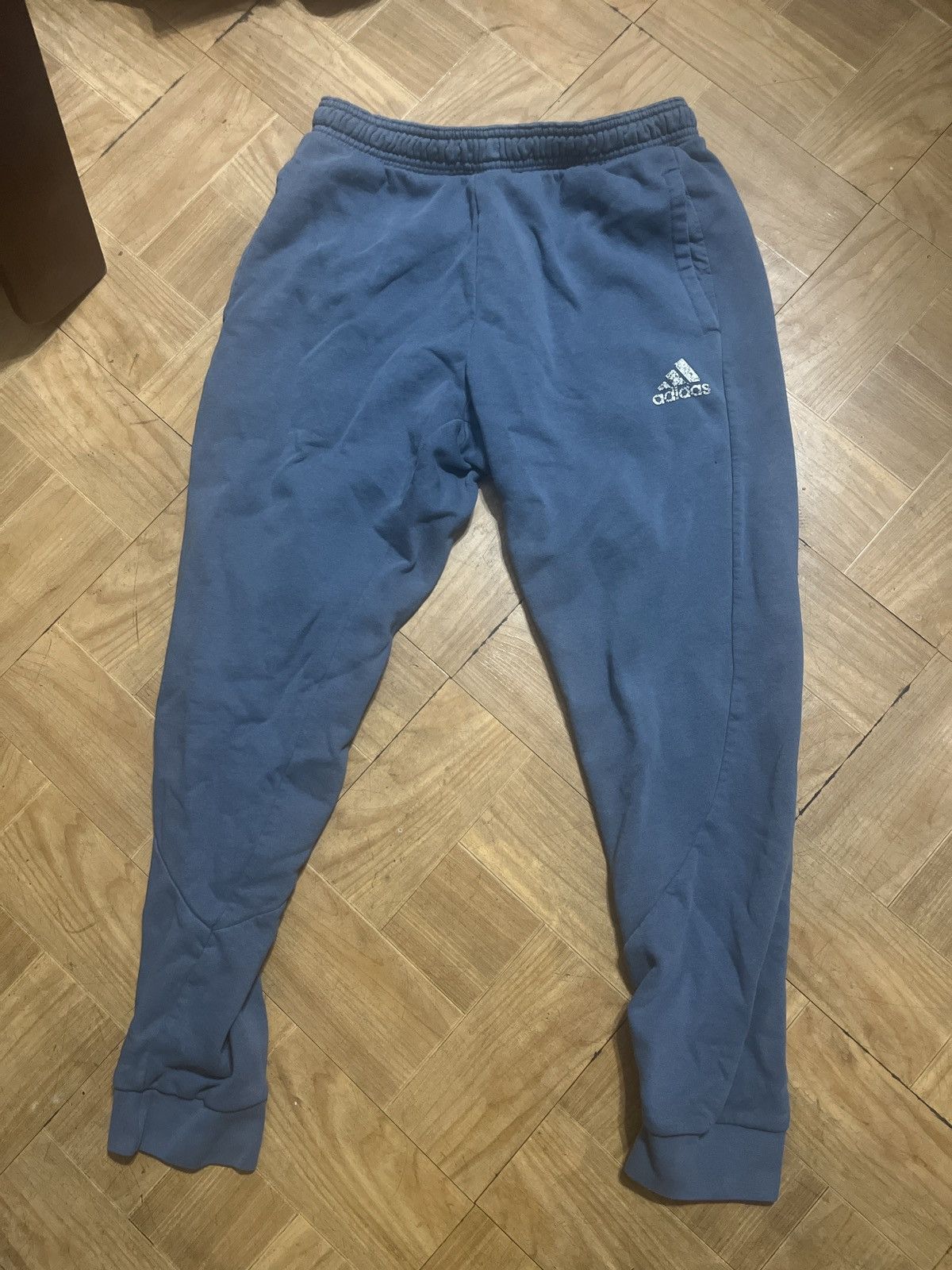 Adidas Men’s Adidas Blue Sweatpants Size US 34 / EU 50 - 1 Thumbnail