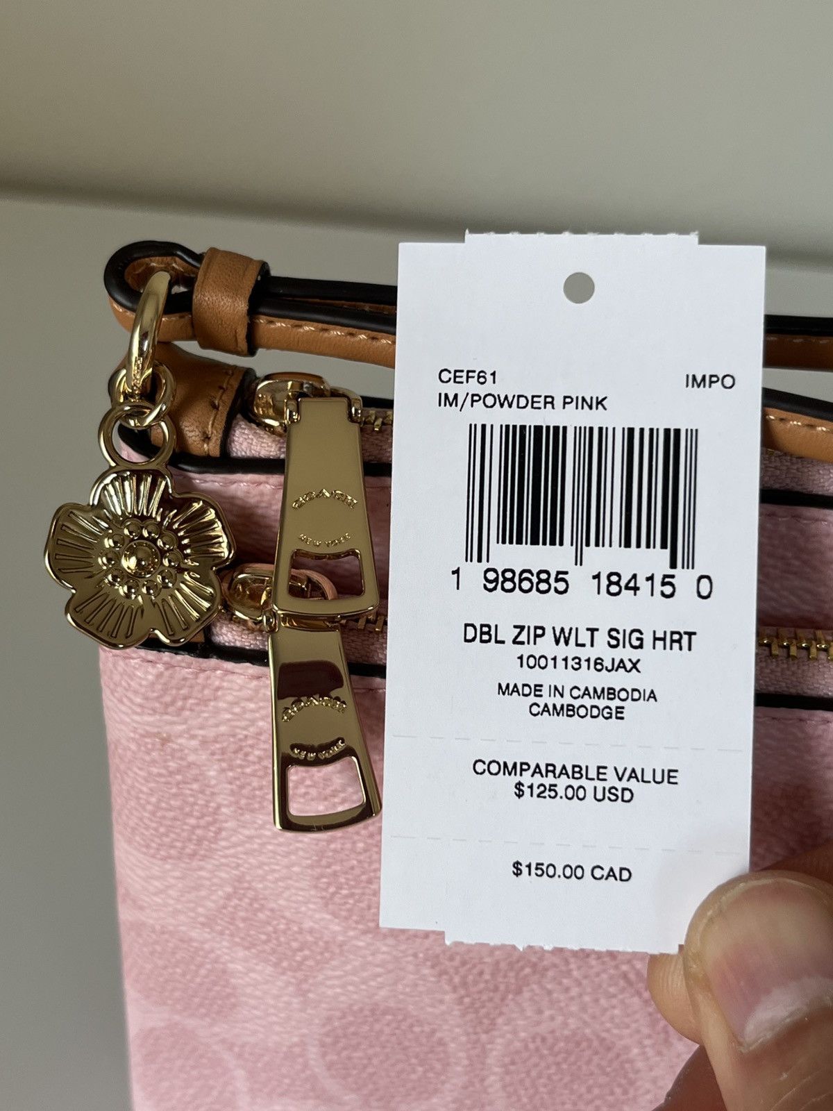 Coach Coach large double zip wristlet Size ONE SIZE - 5 Thumbnail