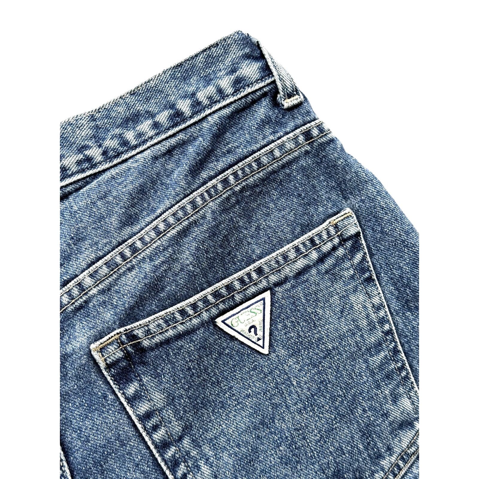 Guess × Vintage Vintage 1990's Guess Jeans Relaxed Denim Shorts Size US 32 / EU 48 - 5 Thumbnail