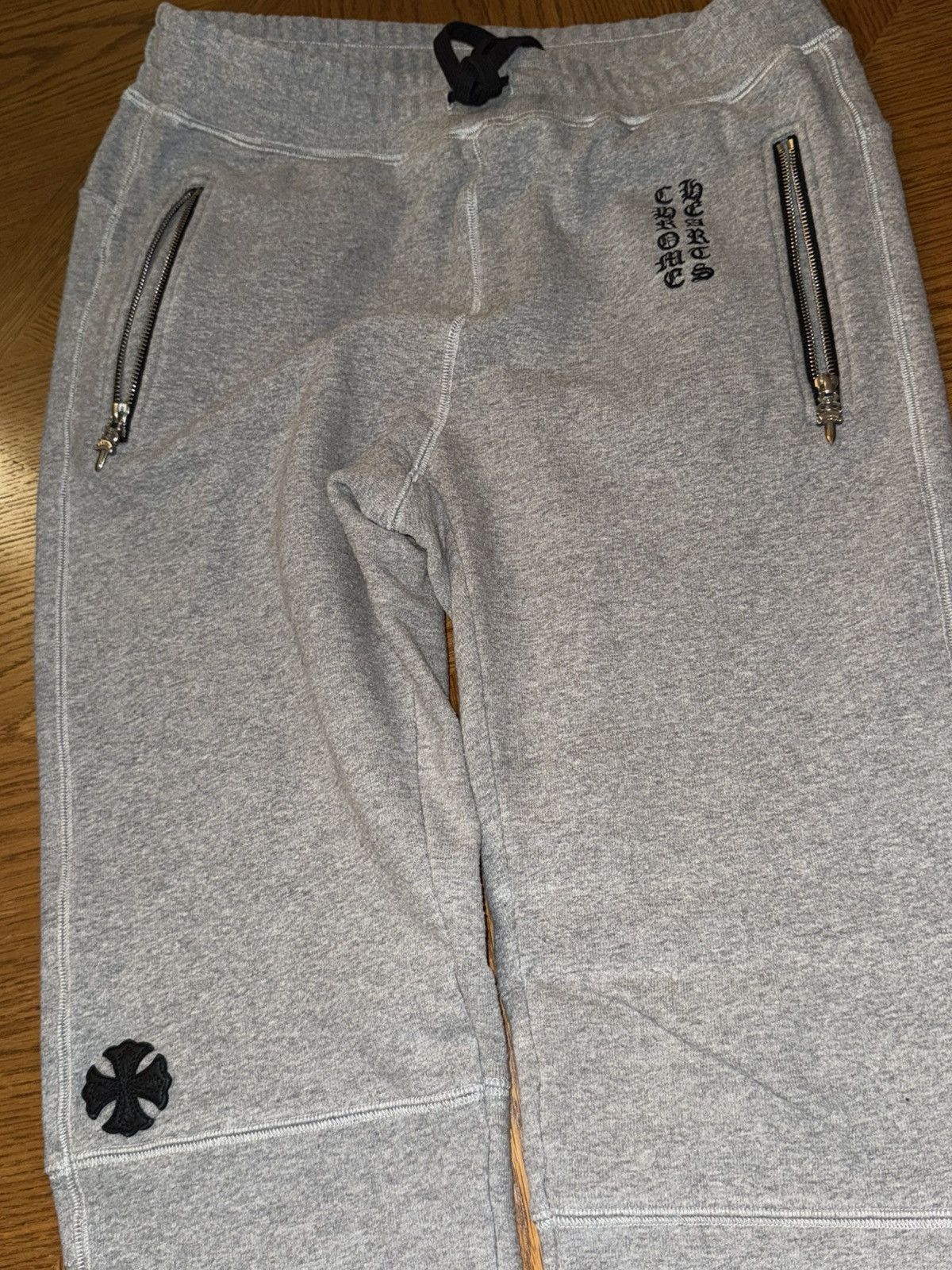Chrome Hearts Chrome hearts patchwork sweat pants Size US 31 - 3 Thumbnail