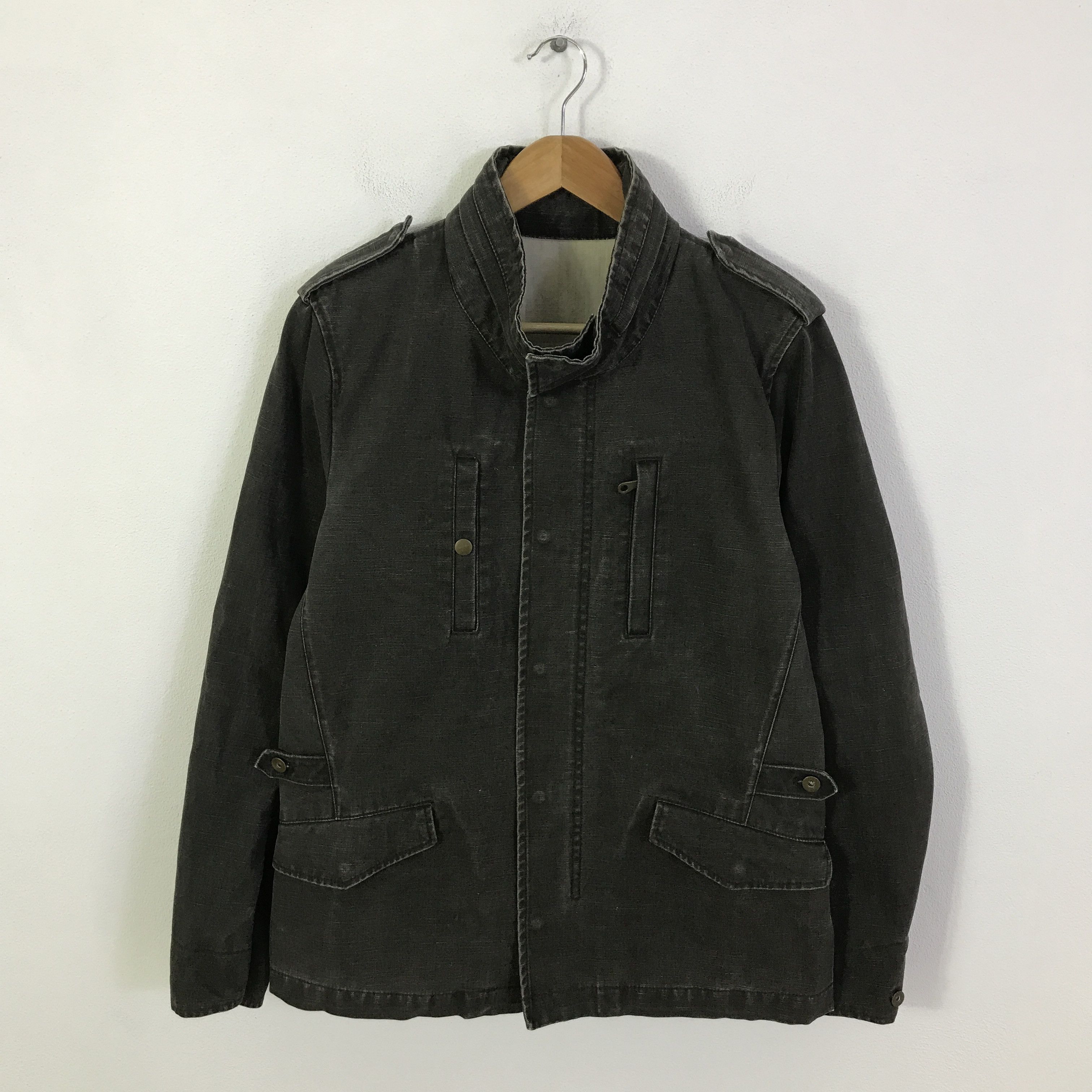 Boycott boycott black faded style jacket K105B18 Size US L / EU 52-54 / 3 - 1 Thumbnail