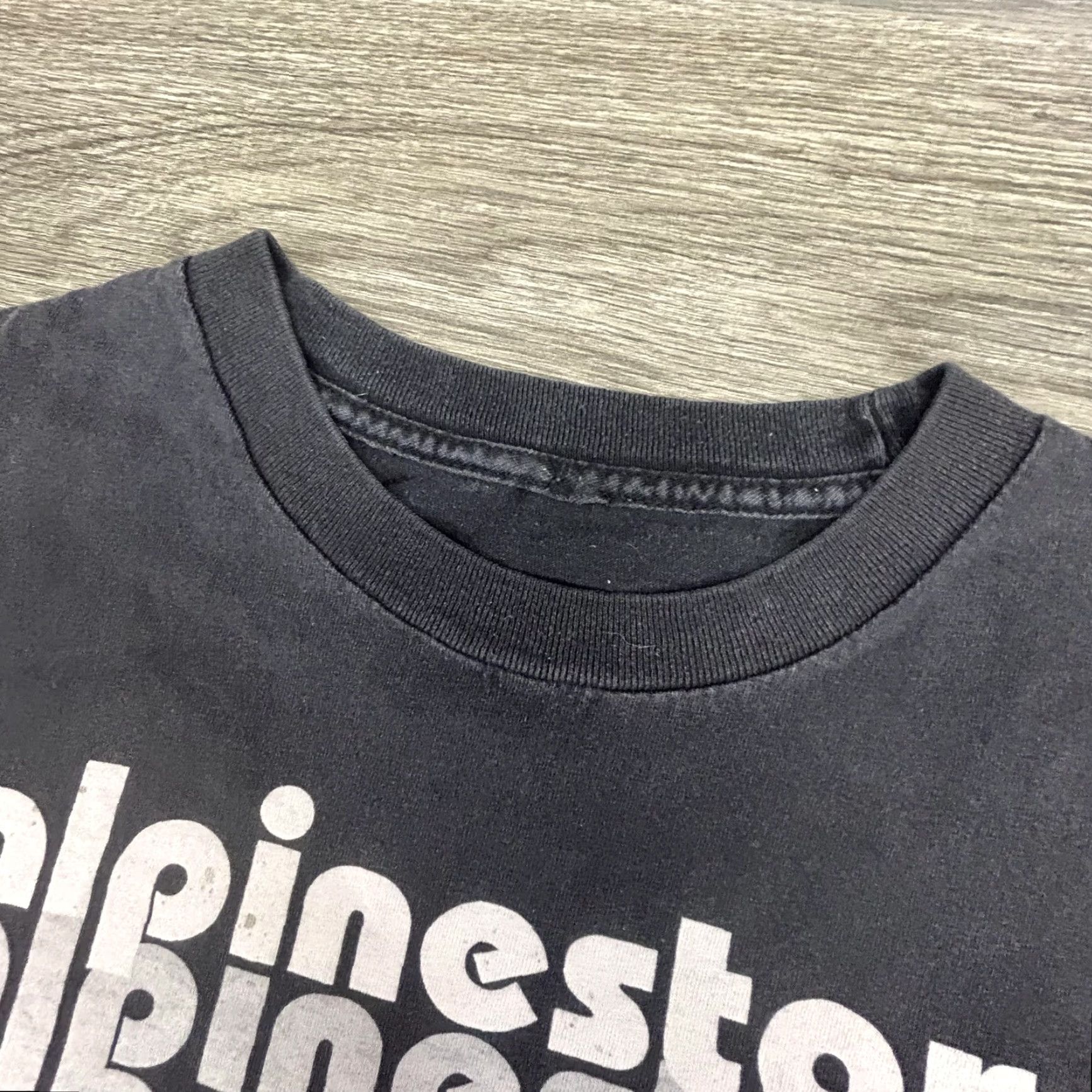 Alpinestars VINTAGE Alpinestars Shirt Mens Large Black Faded Logo Racing Motocross Tee Y2K Size US L / EU 52-54 / 3 - 6 Thumbnail