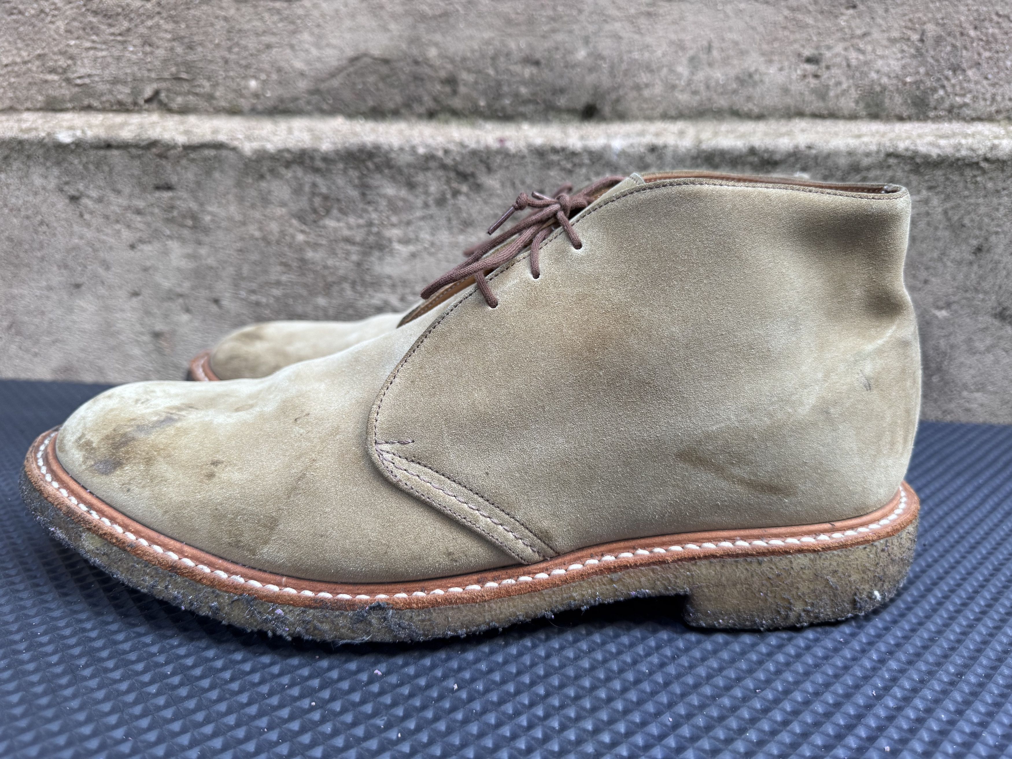 Tricker's TRICKER'S Kelso Suede Desert Chukka Boots Crepe Size US 12.5 / EU 45-46 - 8 Thumbnail