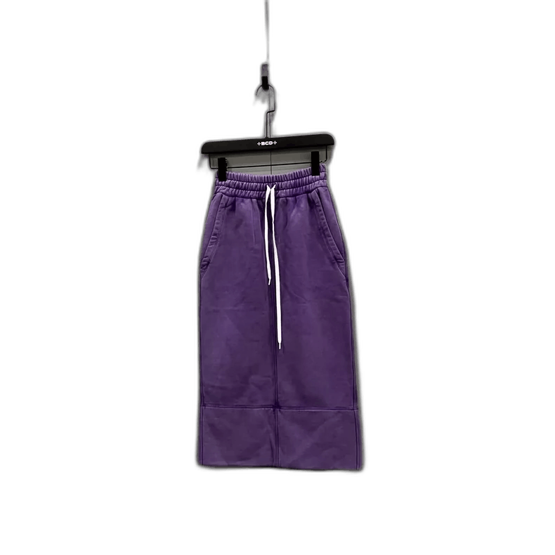 Prada Miu Miu Purple High Waist Logo Skirt Size US 26 / EU 42 - 1 Thumbnail