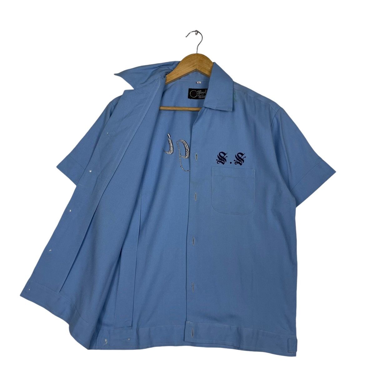 Japanese Brand × Vintage 💥80s SUGI BOWLING SHIRT BUTTON WEAR Size US M / EU 48-50 / 2 - 4 Thumbnail