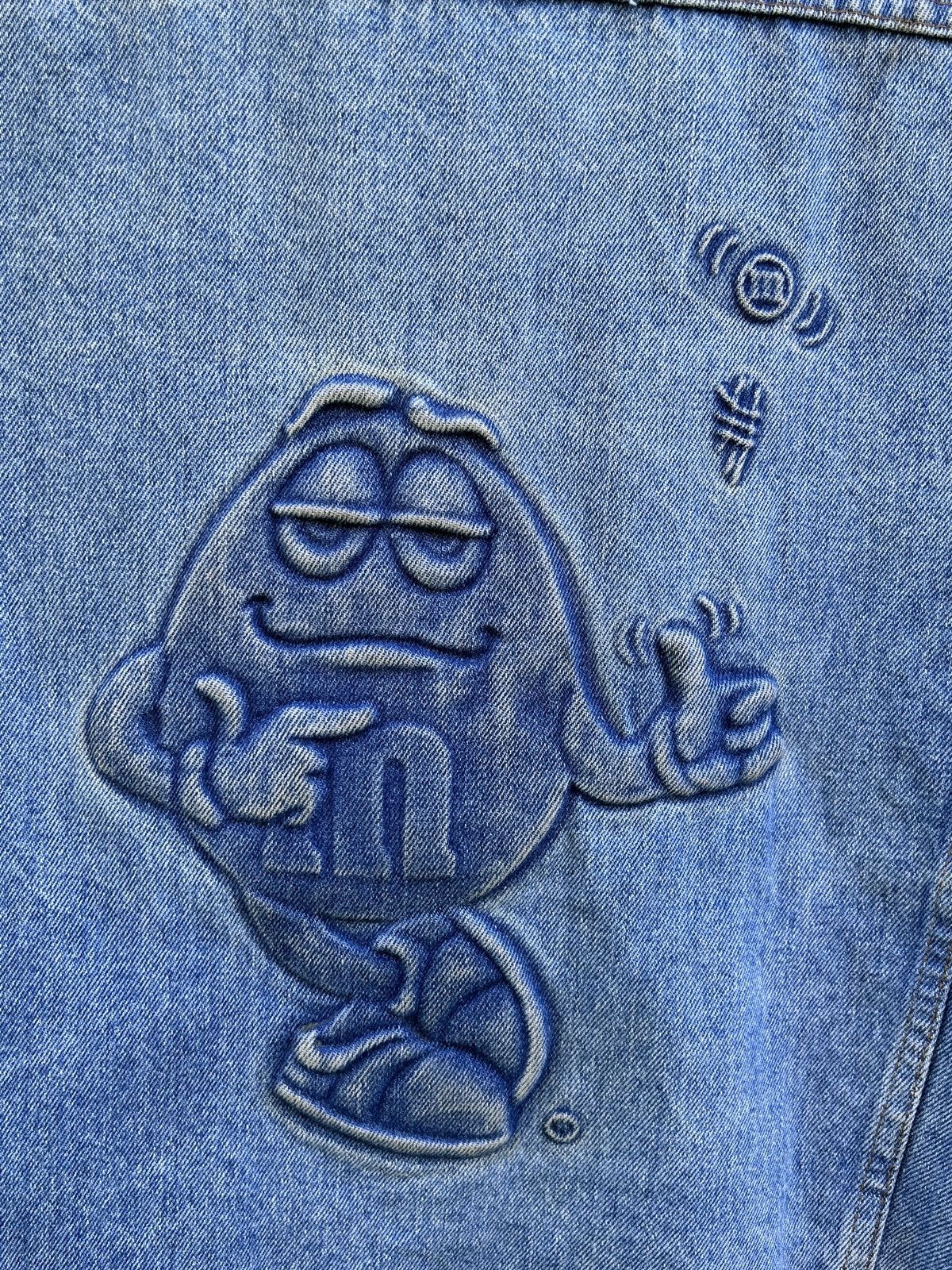 Vintage 90s Vintage Planet Mars M&M’s Embossed Denim Vest Size US L / EU 52-54 / 3 - 2 Thumbnail