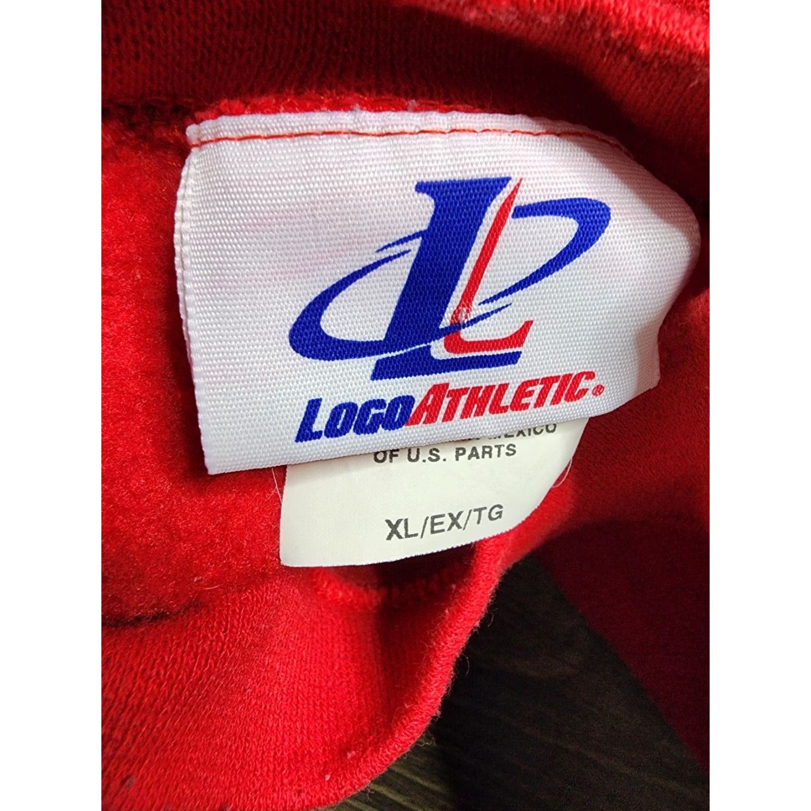 Logo 7 Vintage Chicago Bulls 7 Logo Pullover Sweatshirt Embroidery Lettering Mens XL Red Size US XL / EU 56 / 4 - 5 Thumbnail