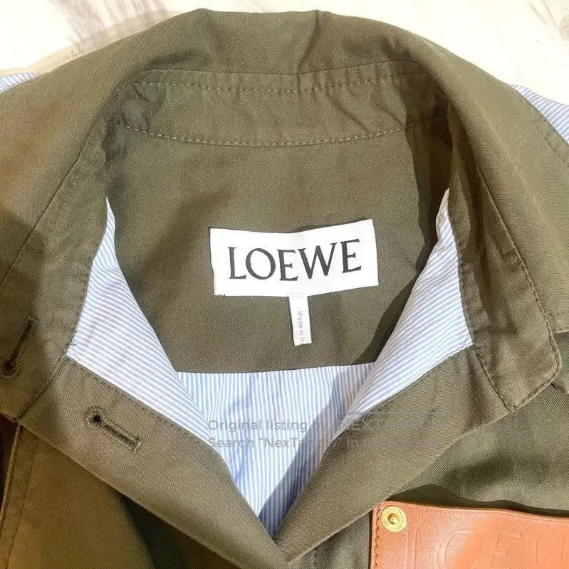 Loewe Loewe Military Green Cotton Women's Trench Coat . Size M / US 6-8 / IT 42-44 - 2 Thumbnail