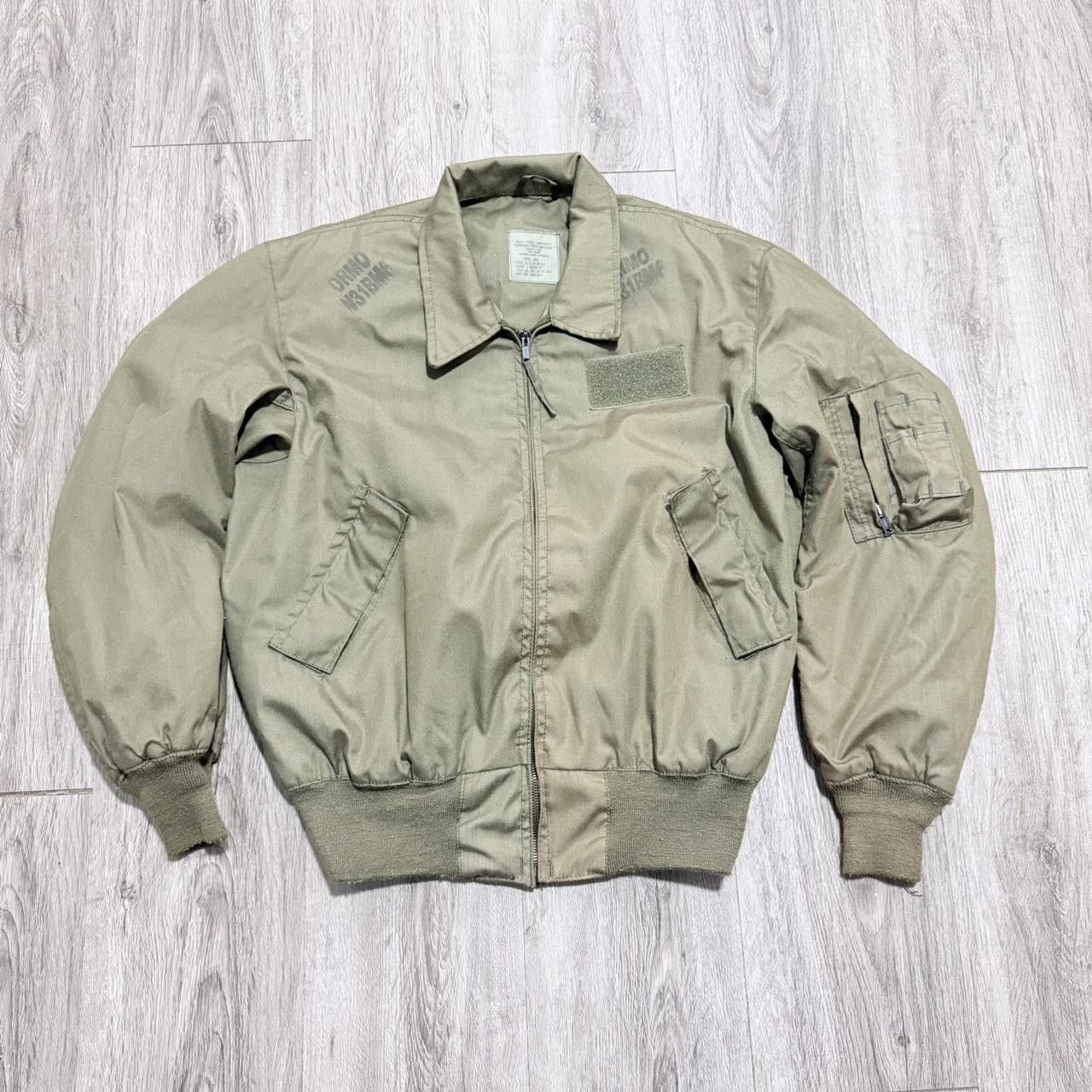 Other VIntage 90s Vietnam flyer bombers military zip up jacket Size US L / EU 52-54 / 3 - 1 Thumbnail