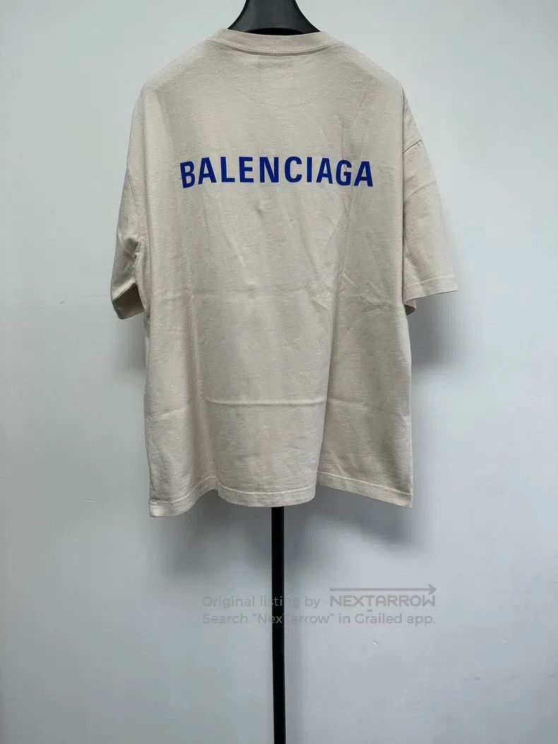 Balenciaga Balenciaga Letter Printed Crew Neck Short Sleeve T-Shirt Size US M / EU 48-50 / 2 - 2 Thumbnail