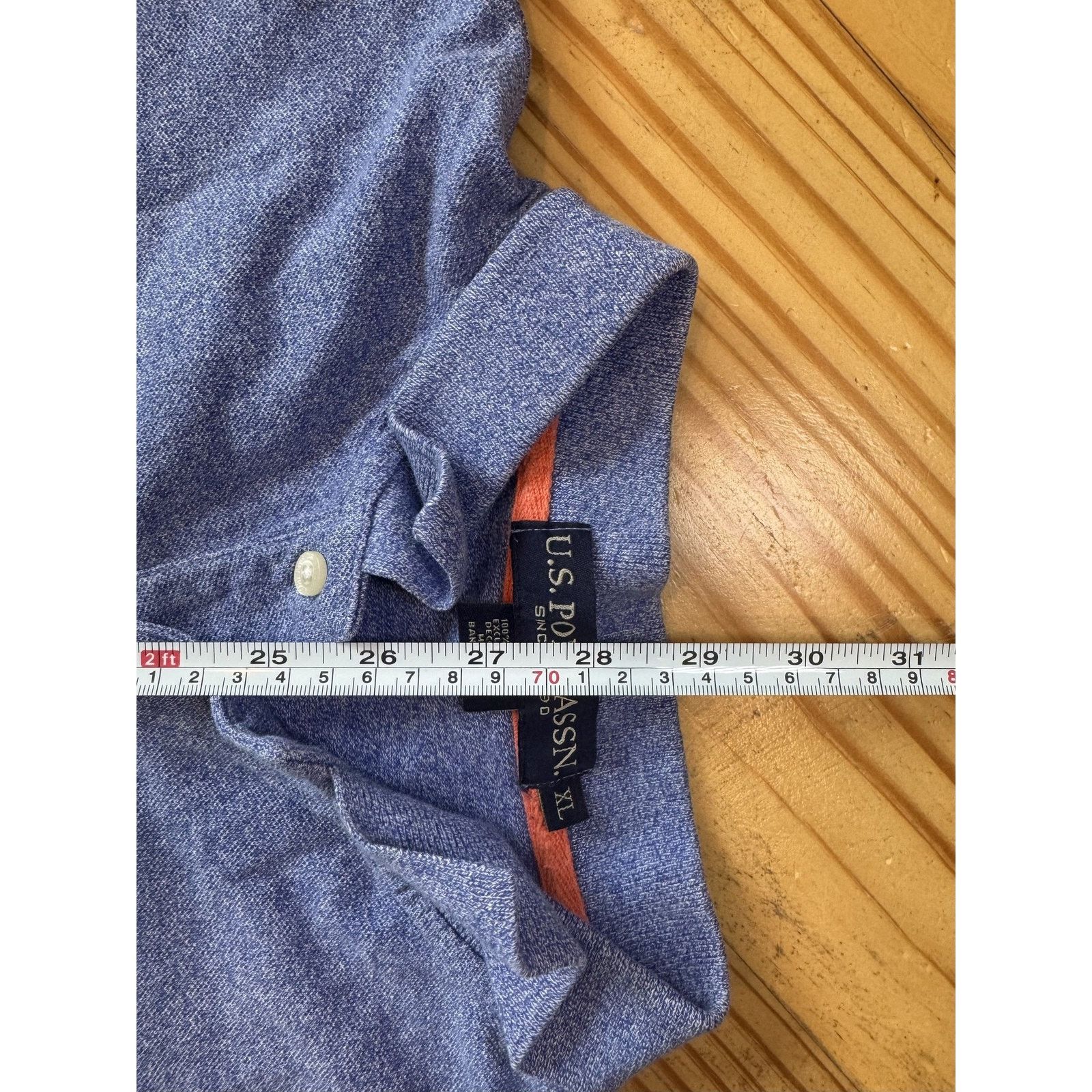 U.S. Polo Assn. US Polo Assn Polo Shirt Mens XL Blue Short Sleeve Golf Top Size US XL / EU 56 / 4 - 5 Thumbnail
