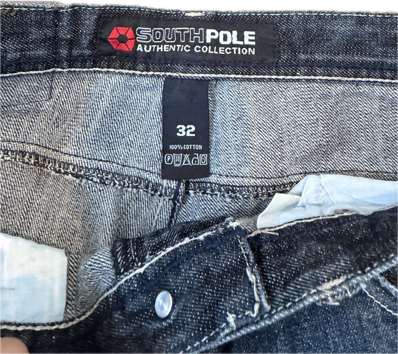 Southpole Vintage Southpole Spelled Out Jeans Size US 32 / EU 48 - 10 Thumbnail