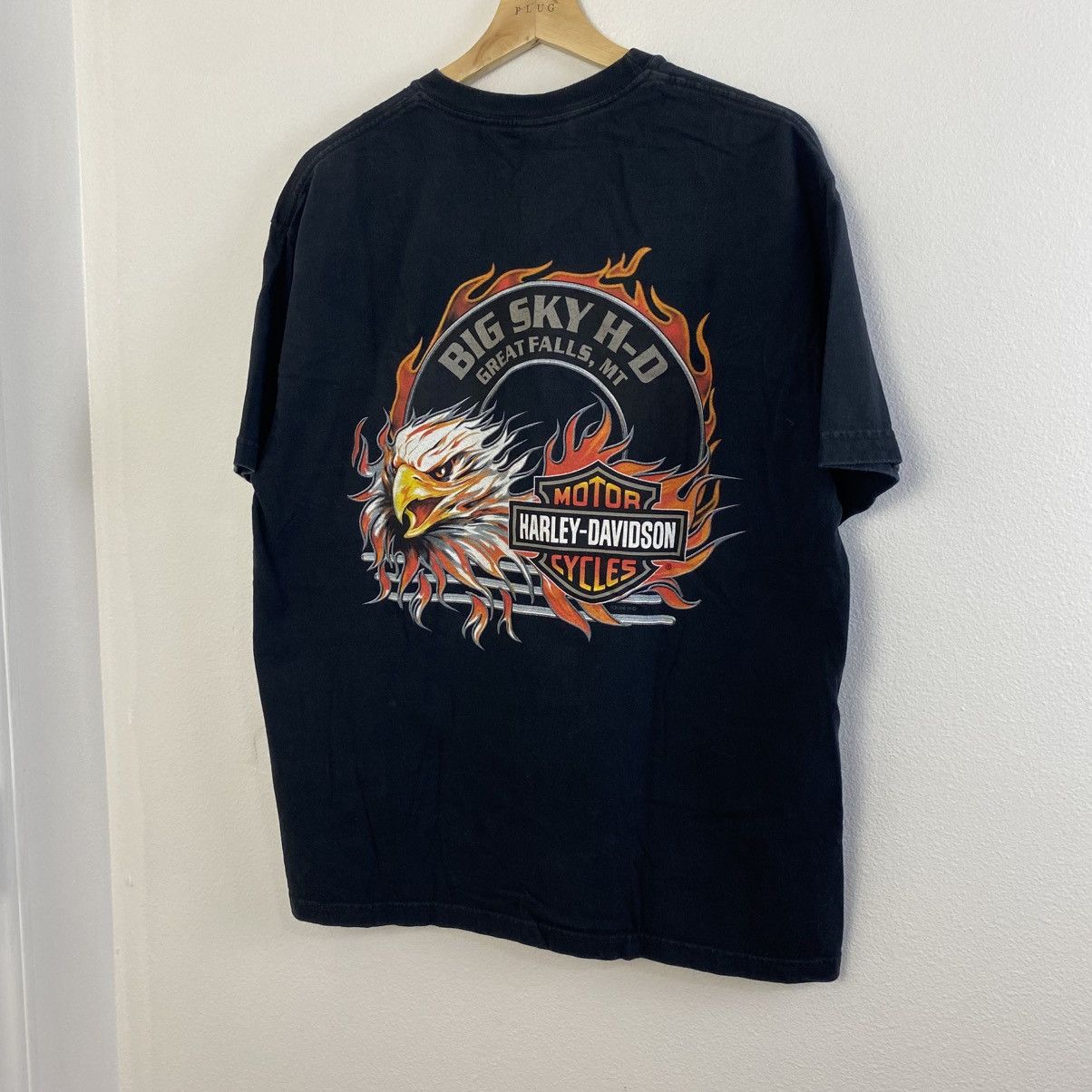 Harley Davidson Vintage Harley Davidson T Shirt L Great Falls Montana Size US L / EU 52-54 / 3 - 3 Thumbnail