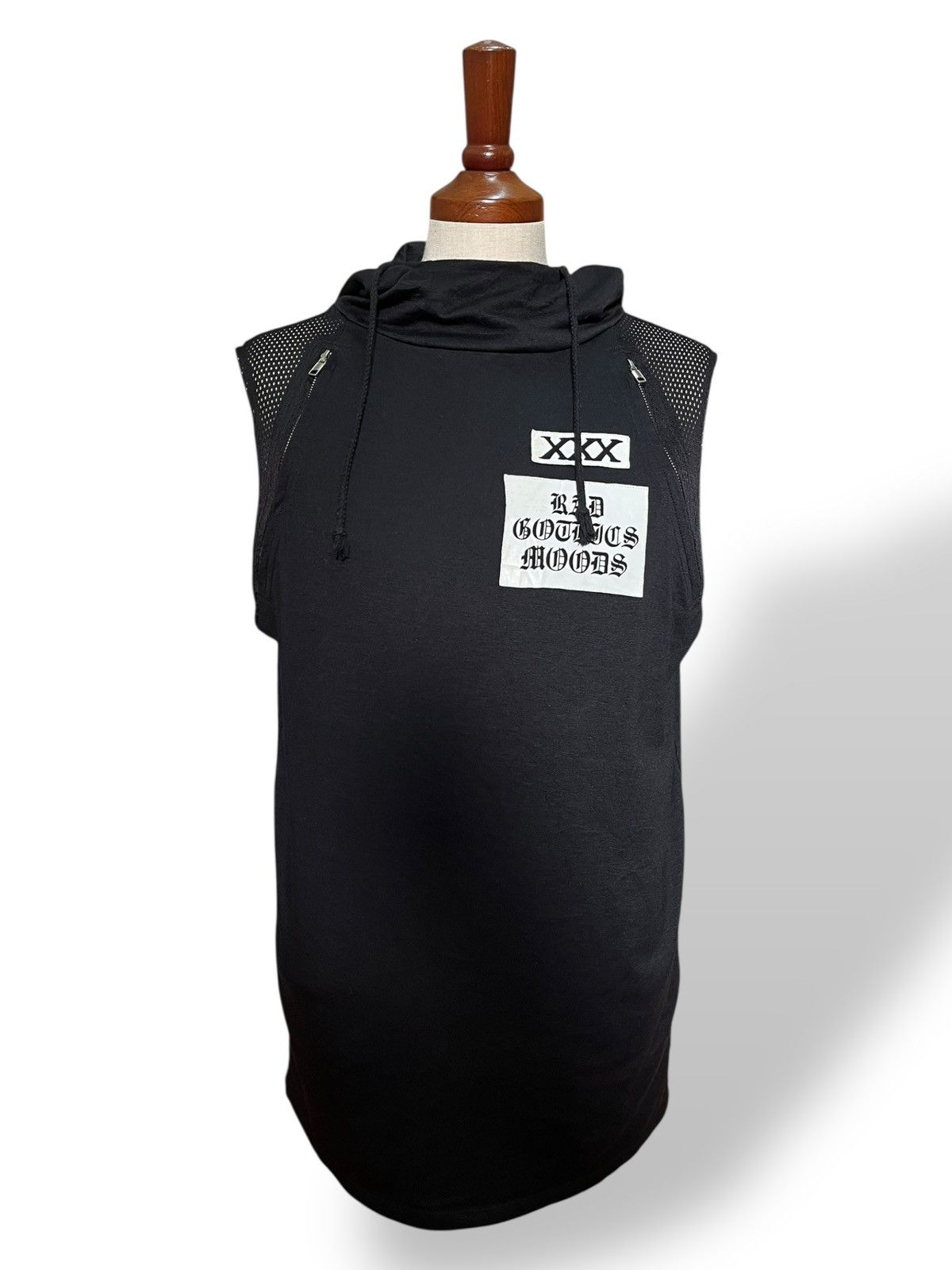 If Six Was Nine Japanese Brand Glad News Sleeveless Hoodies Size US M / EU 48-50 / 2 - 3 Thumbnail