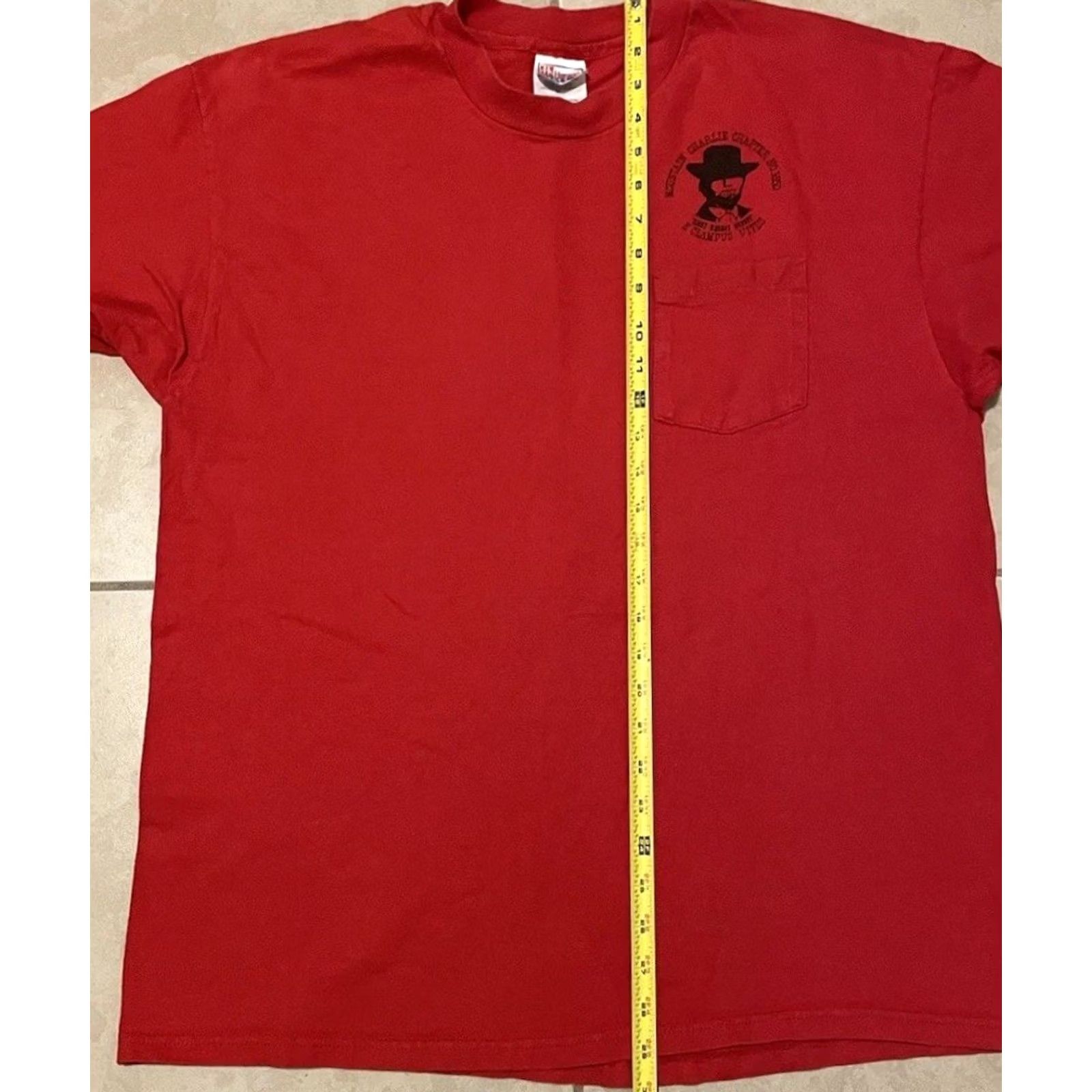 Vintage VINTAGE E Clampus Vitus Mountain Charlie Chapter Shirt XL Red Logo Short Sleeve T-Shirt Mens 90s Biker Grunge Striped Pattern Size US XL / EU 56 / 4 - 8 Thumbnail