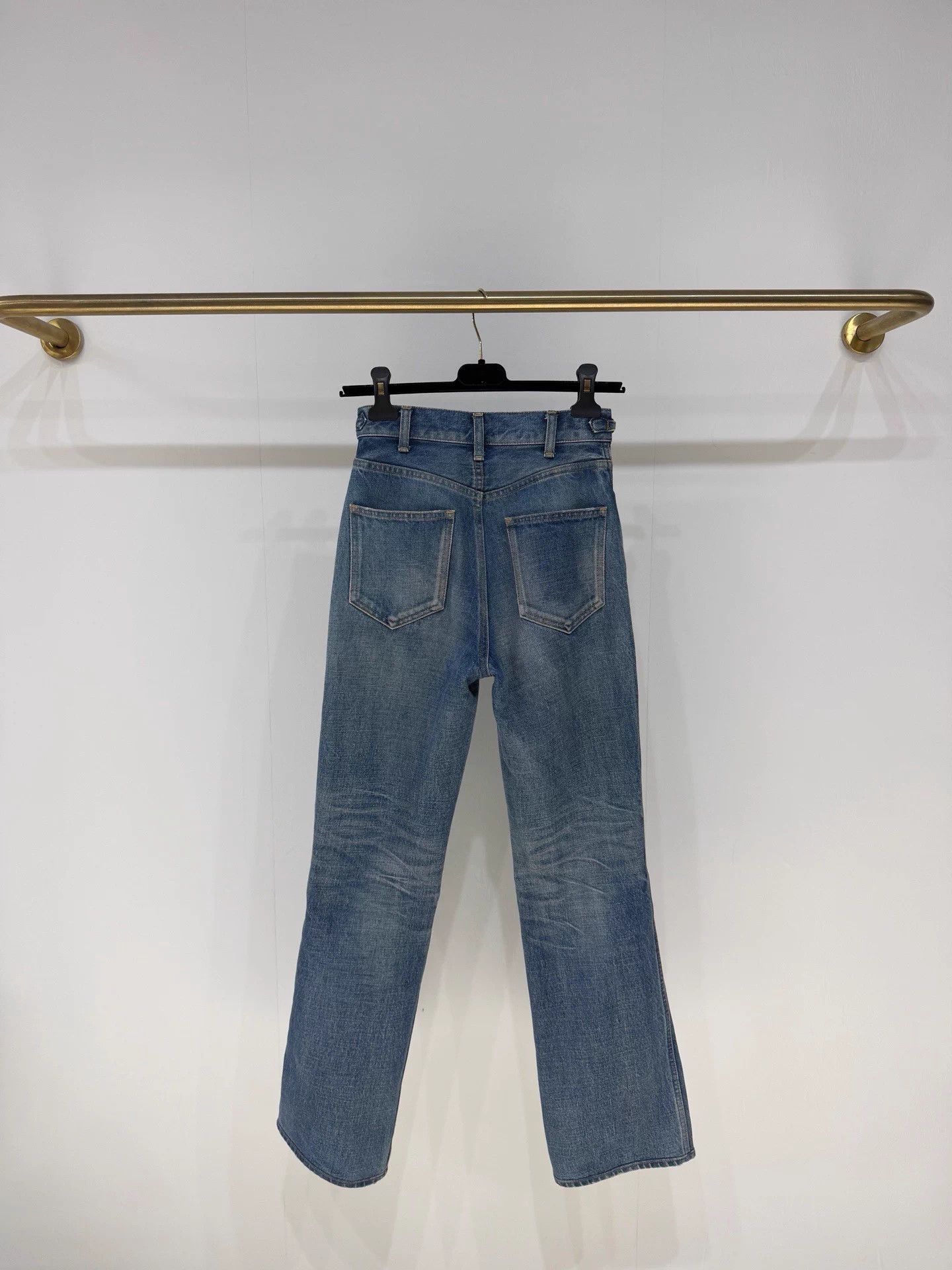 Celine Celine Triomphe 003 07UW Gold Button Jeans 25 99New Size 25" / US 0 / IT 36 - 4 Thumbnail