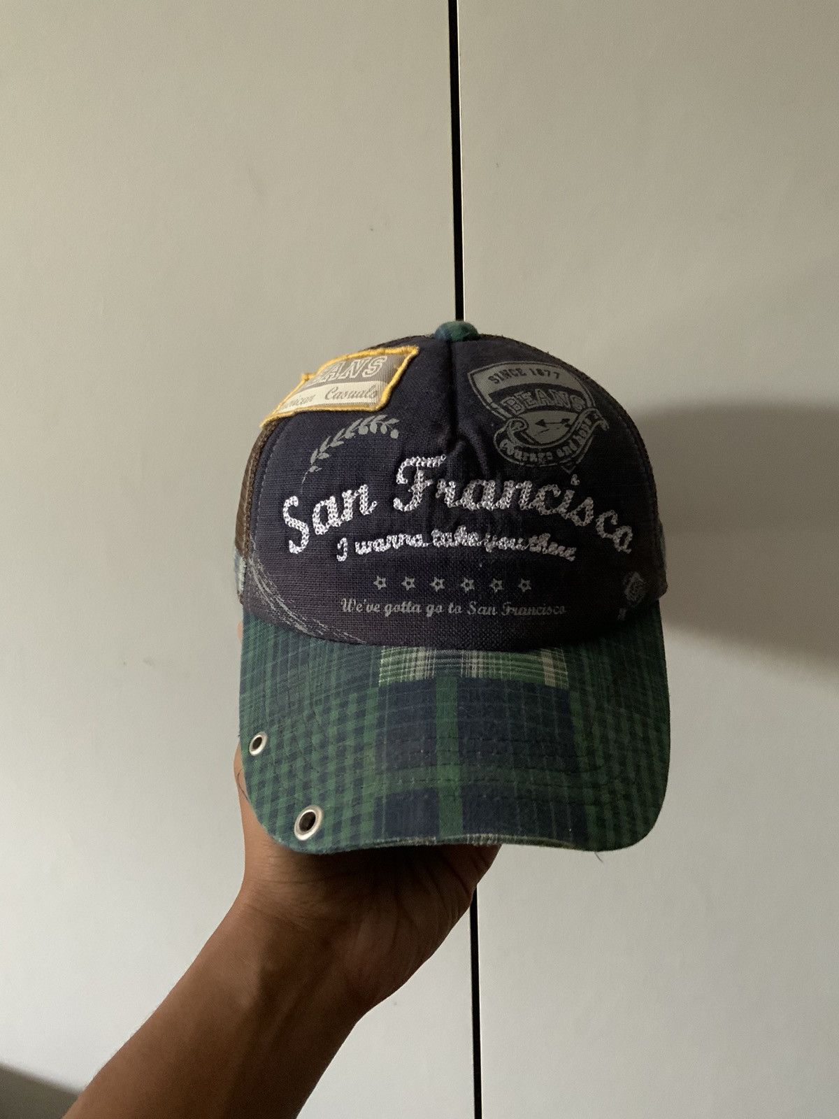 If Six Was Nine San Francisco Distressed Trucker Hat Size ONE SIZE - 5 Thumbnail