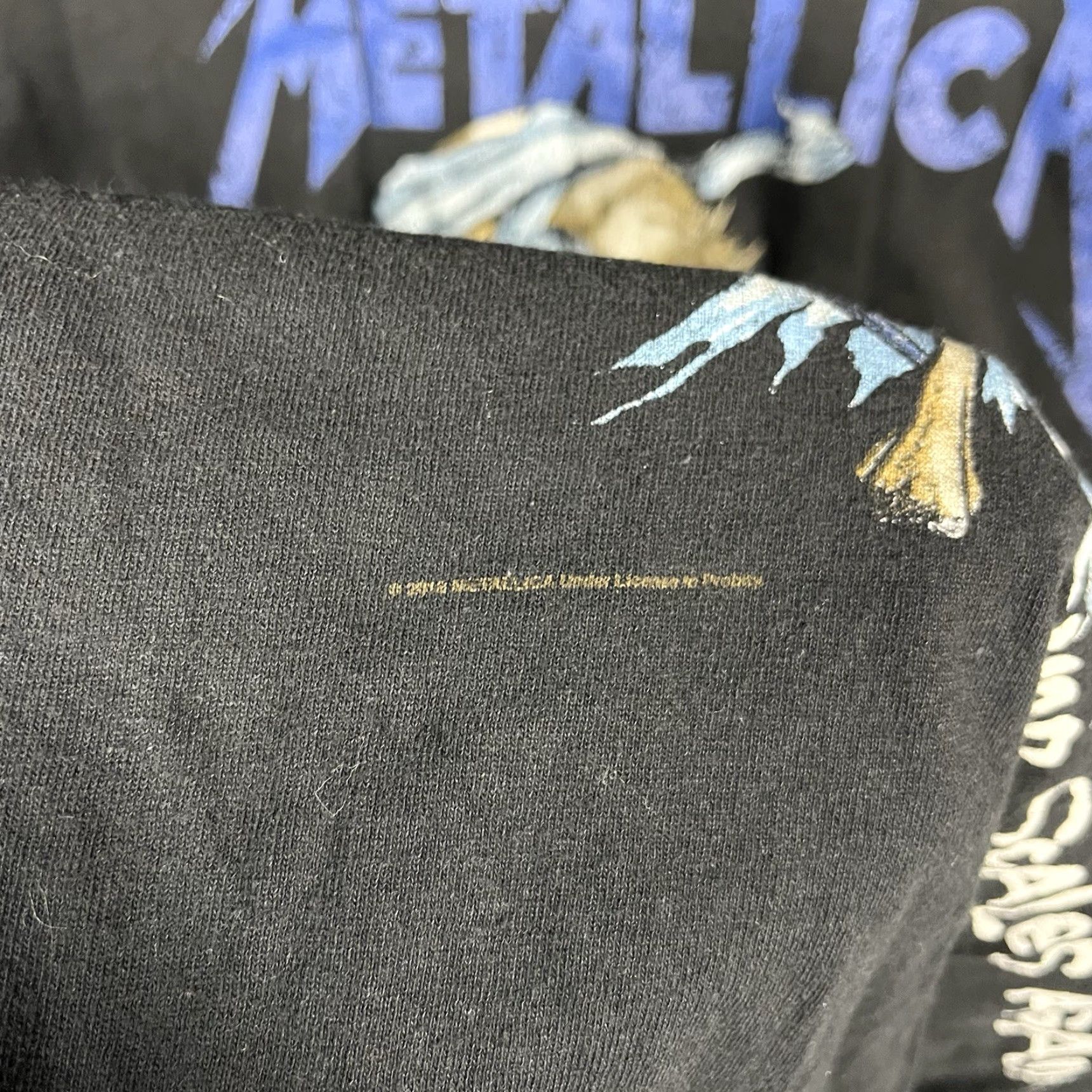 Vintage Vintage Metallica Doris Pushead Mens Medium Y2K Lady Justice Metal Double Sided Size US M / EU 48-50 / 2 - 3 Thumbnail