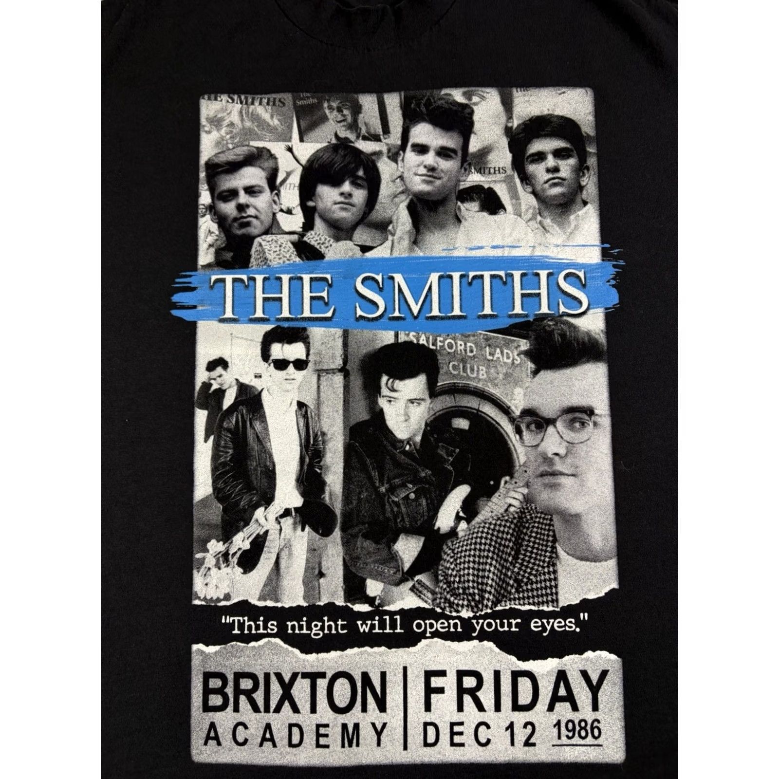 Vintage The Smiths Band T Shirt Men L Black Rock Graphic Print Vintage? No (remove question) Size US L / EU 52-54 / 3 - 2 Thumbnail