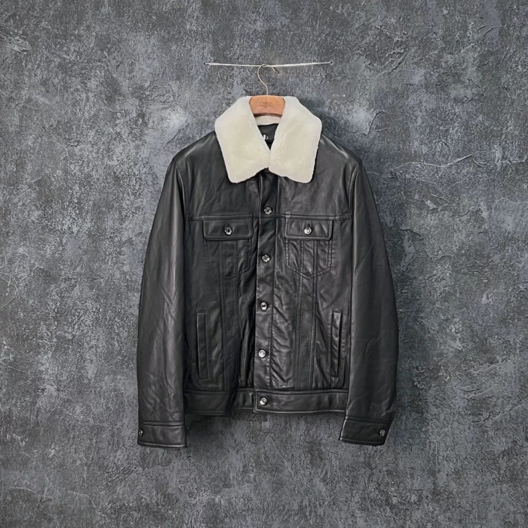 Dolce & Gabbana Dolce & Gabbana Leather Leather Jacket l Men Size US L / EU 52-54 / 3 - 1 Thumbnail