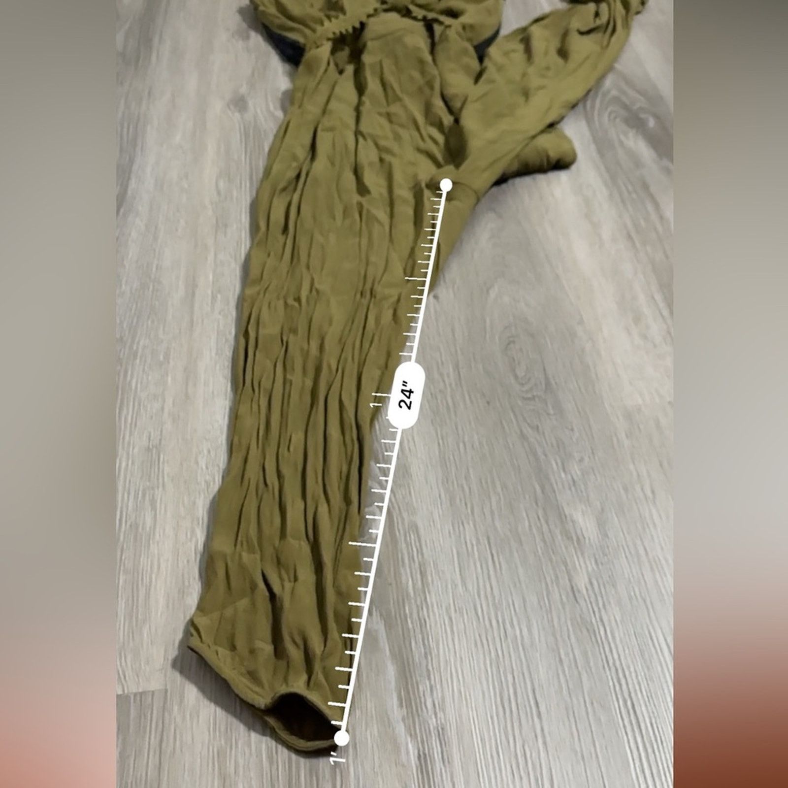 Anthropologie Anthropologie Leifsdottir Sani Green Surplice Wrap Jumpsuit Size 27" / US 4 / IT 40 - 14 Thumbnail
