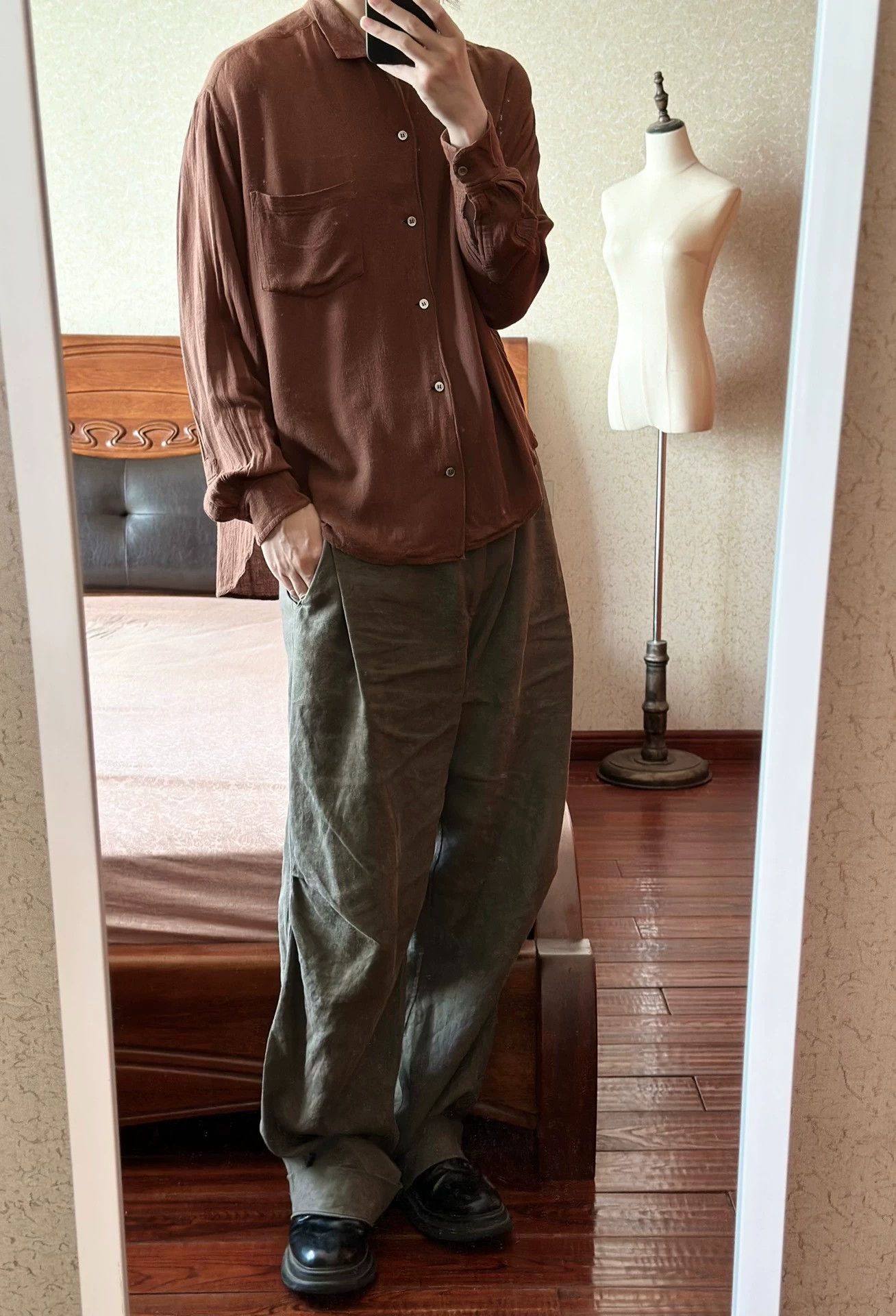 Y's for Men Y's Men 80s Rayon Linen Oversized Shirt Size US M / EU 48-50 / 2 - 8 Thumbnail
