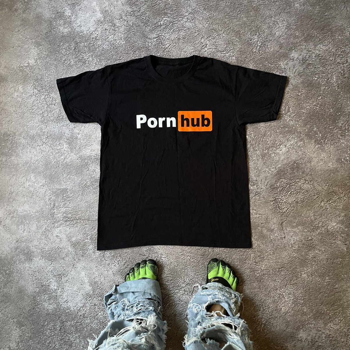 Humor × Streetwear × Vintage Vintage Y2K ADULT “ PORNOHUB PORNO TEE “ FUNNY  TEE | Grailed