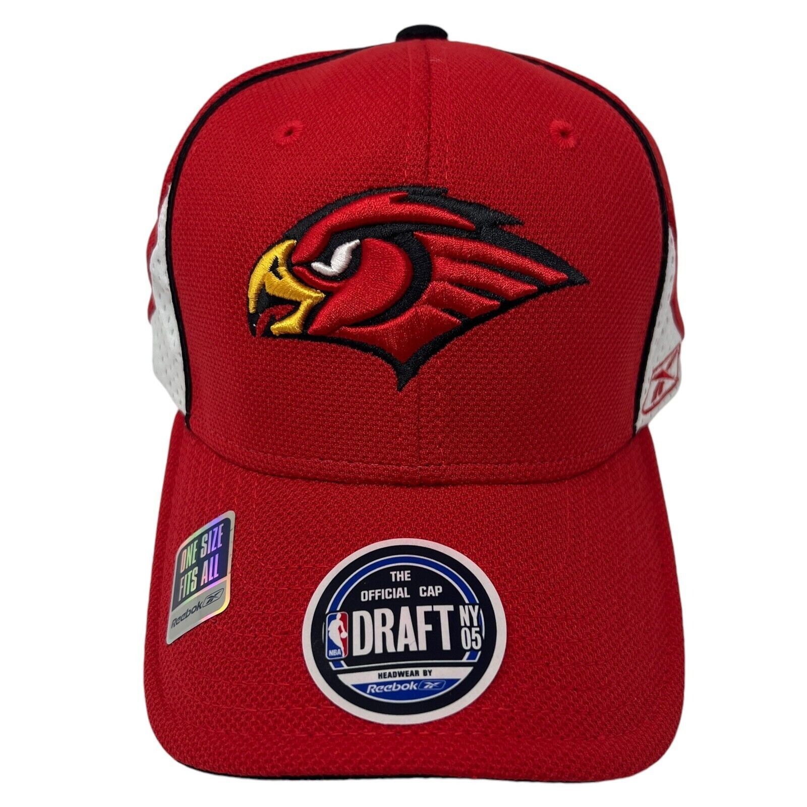 Reebok Reebook Hat NBA 2005 Draft Night NY Atlanta Hawks Team Baske Size ONE SIZE - 12 Thumbnail
