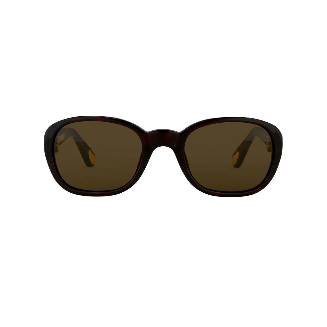 Ann Demeulemeester Ann Demeulemeester Sunglasses Oval Tortoise Shell and Brown Size ONE SIZE - 3 Thumbnail