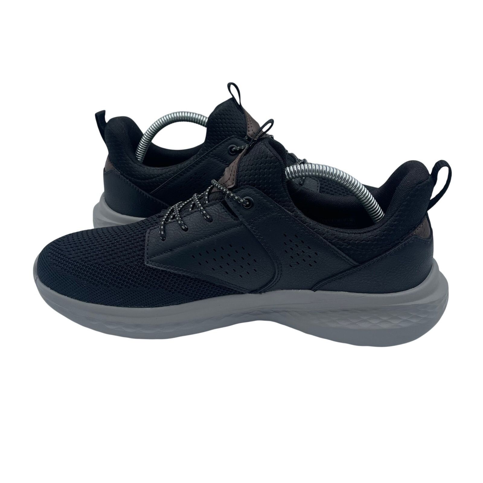 SKECHERS Skechers Relaxed Fit Slade Breyer Vegan Shoes Black Mens 9 Size US 9 / EU 42 - 6 Thumbnail