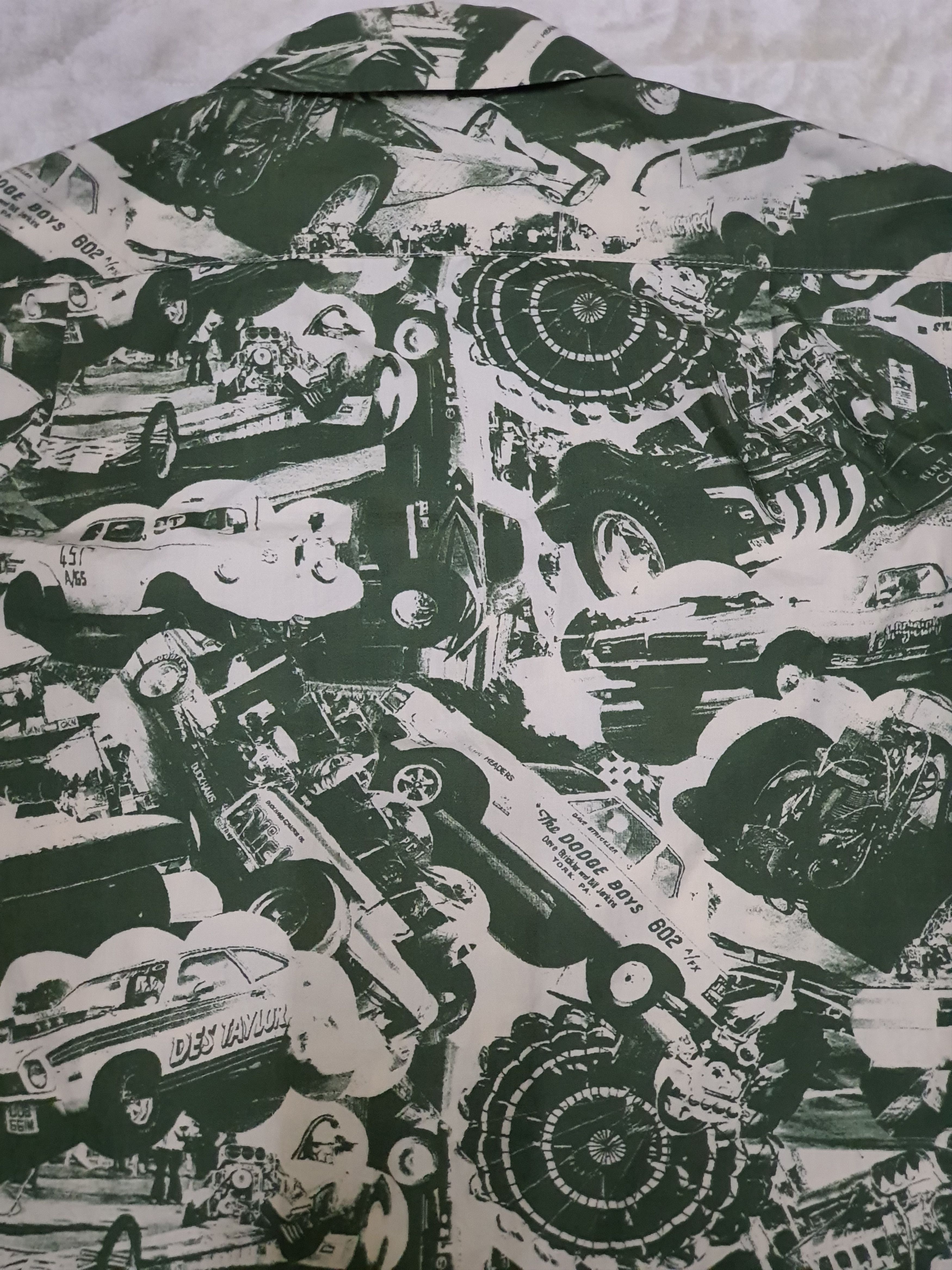 Hysteric Glamour Hysteric Glamour - Vintage race cars all over prints shirt Size US M / EU 48-50 / 2 - 11 Thumbnail