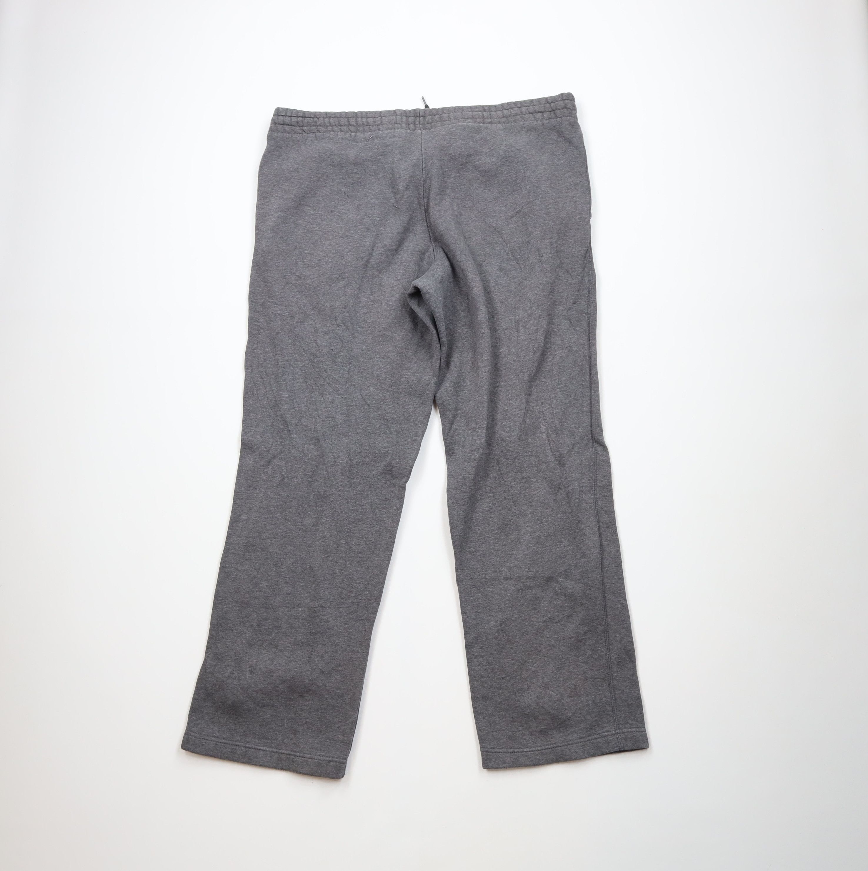 Nike Vintage Nike Scott Mini Swoosh Wide Leg Sweatpants Gray Size US 34 / EU 50 - 10 Thumbnail