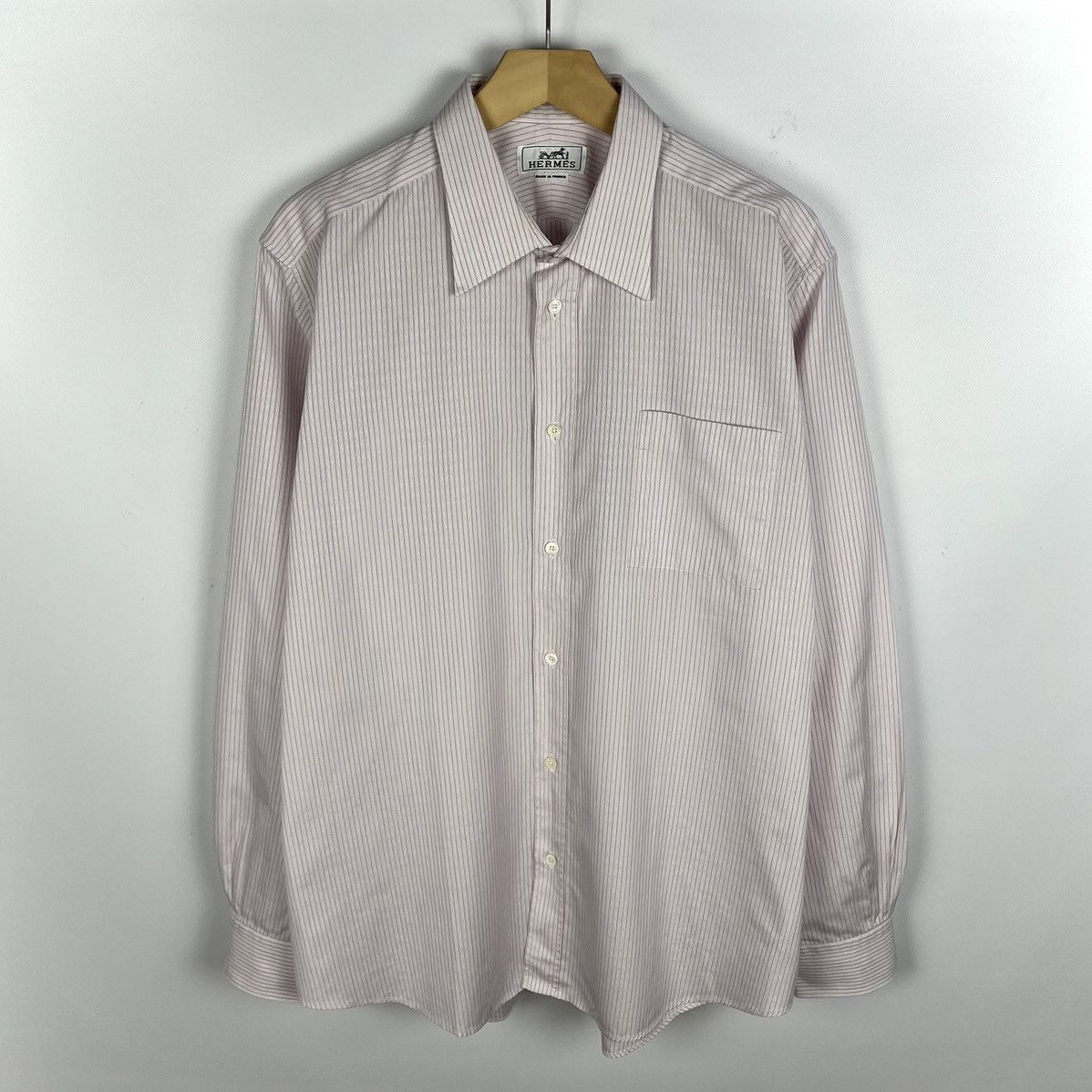 Hermes Designer Hermes long sleeve button up shirt Size US L / EU 52-54 / 3 - 1 Thumbnail