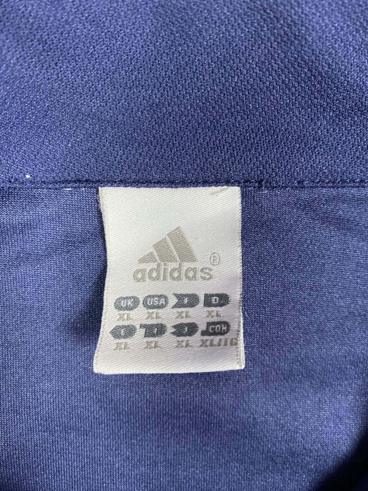 Adidas Vintage Adidas Drill Y2K Polo T Shirt Tee Size US XL / EU 56 / 4 - 11 Thumbnail