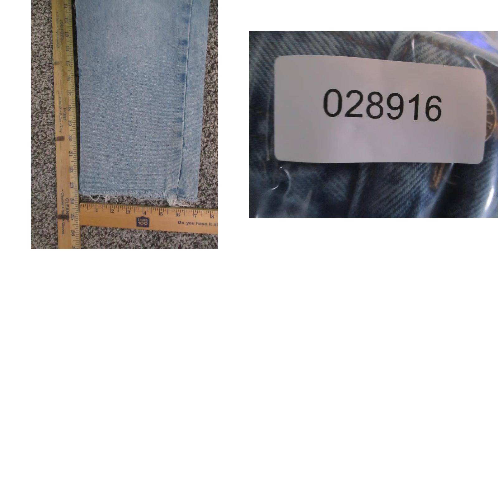 Old Navy Old Navy Jeans Womens 6 Blue High Rise Slouchy Straight Distressed Crop 29x24 Size 28" / US 6 / IT 42 - 9 Thumbnail